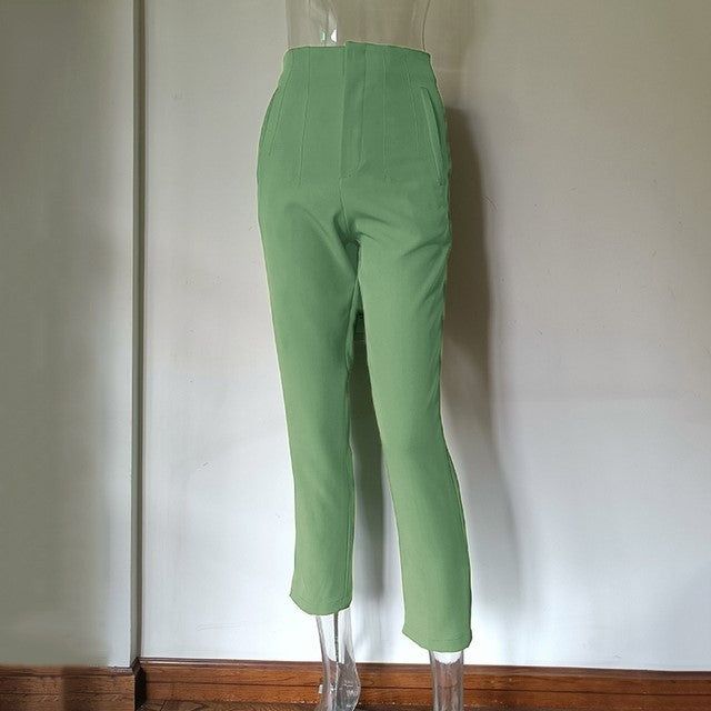 Women's Casual Fashion Straight Leg Pants - cas7m