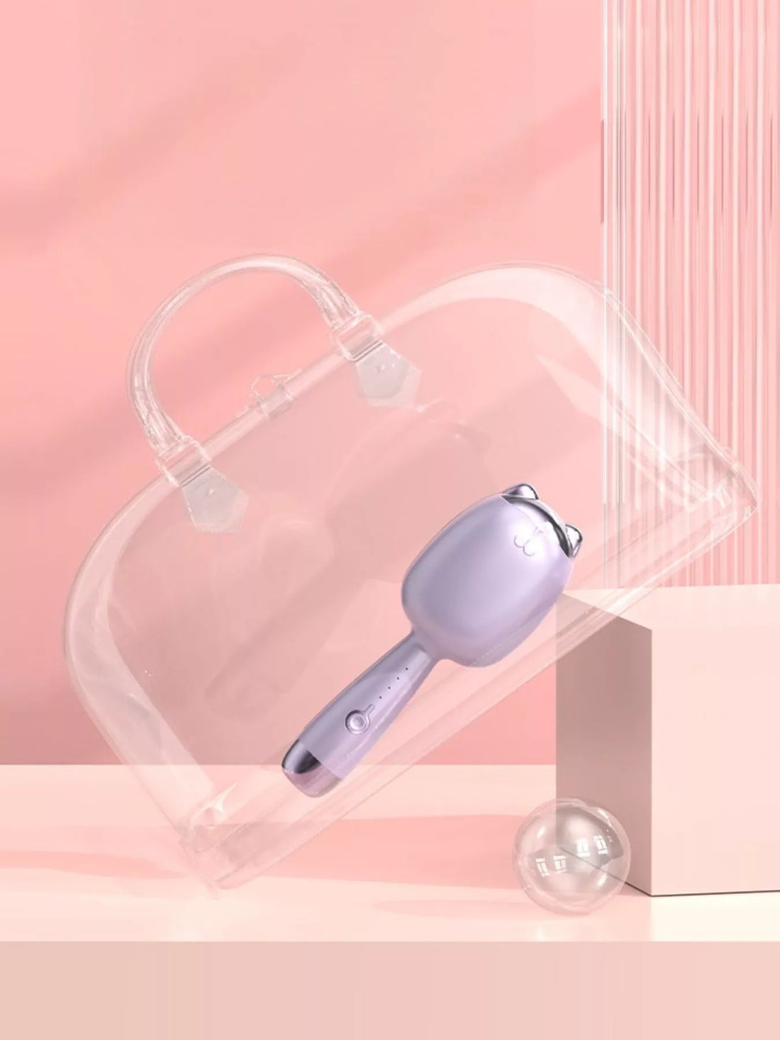 Cat Curl Chic: Portable Cordless Curling Iron for Perfect Curls - cas7m
