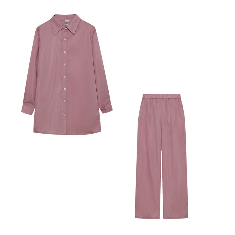 European And American Style Women Shirt Blouse And Pants - cas7m