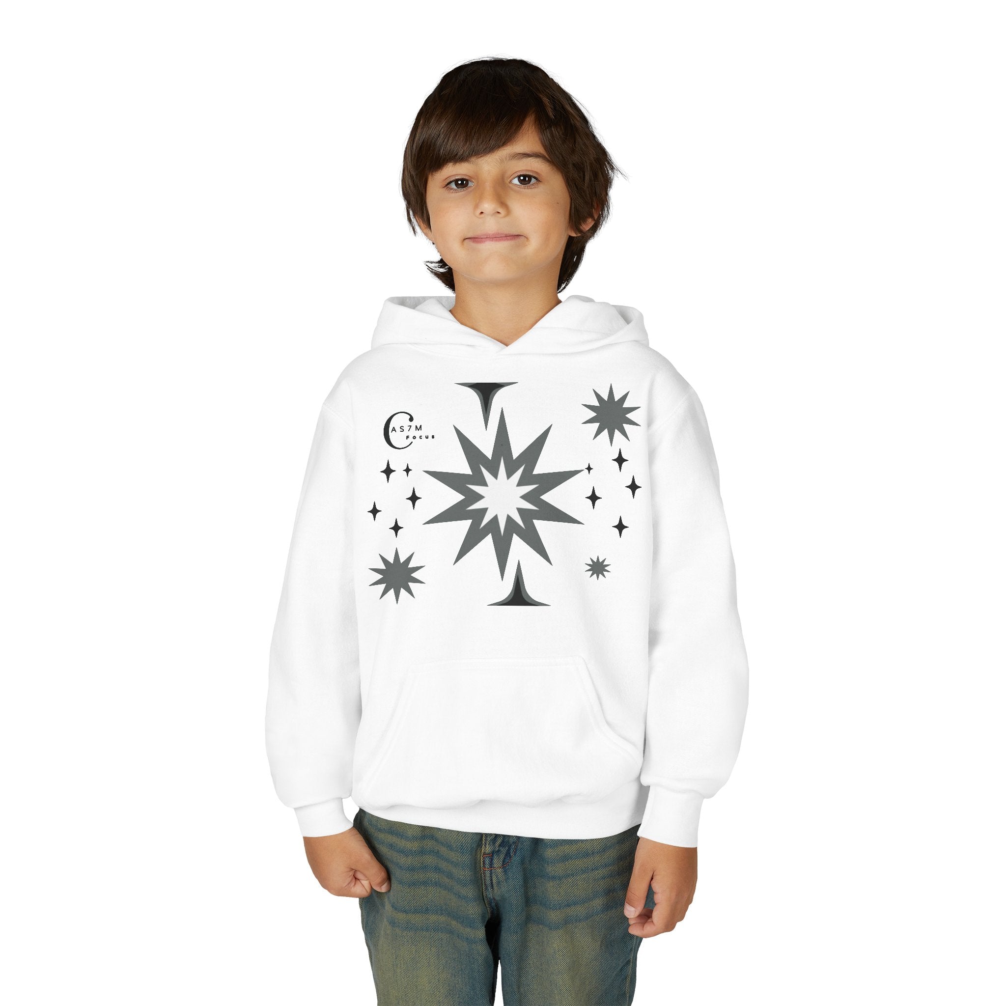 Youth Heavy Blend Hooded Sweatshirt - cas7m