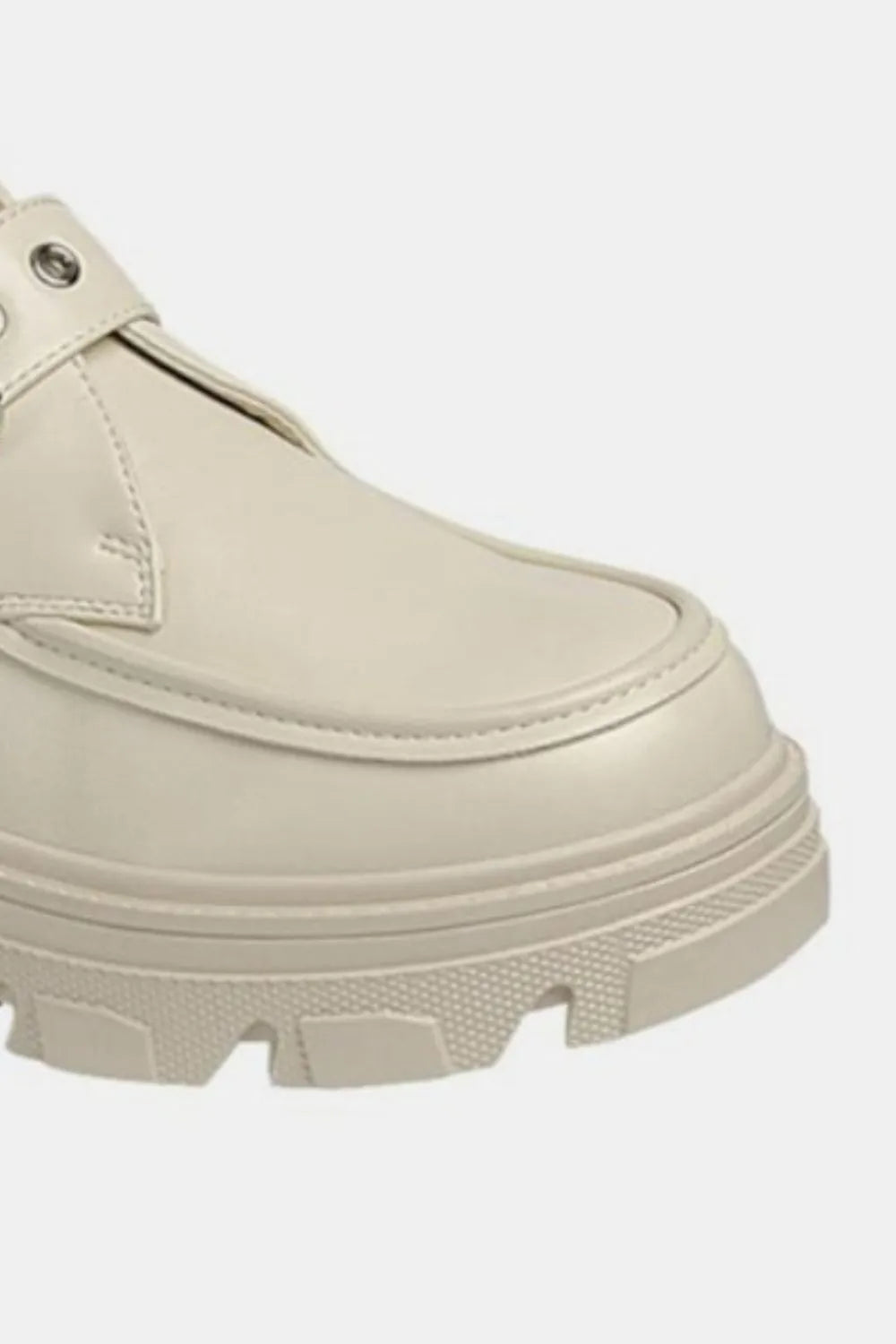 Forever Link Buckled Platform Lug Sole Loafers - cas7m