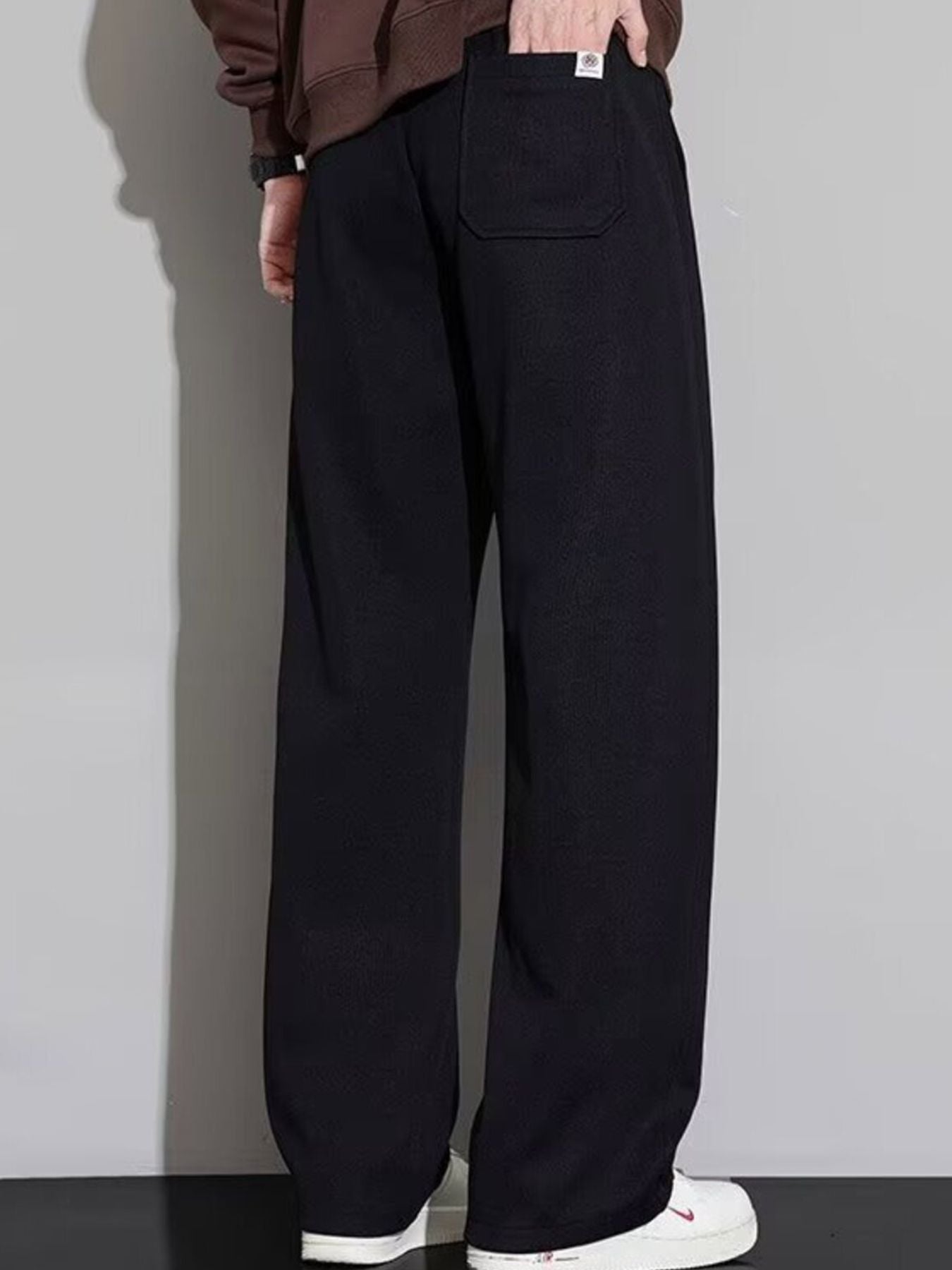 Men's Plus Size Casual Loose Fit Drawstring Pants - cas7m