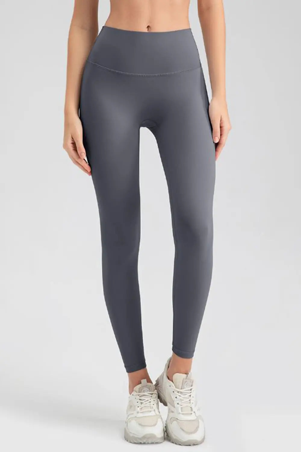 Wide Waistband Sport Leggings - cas7m