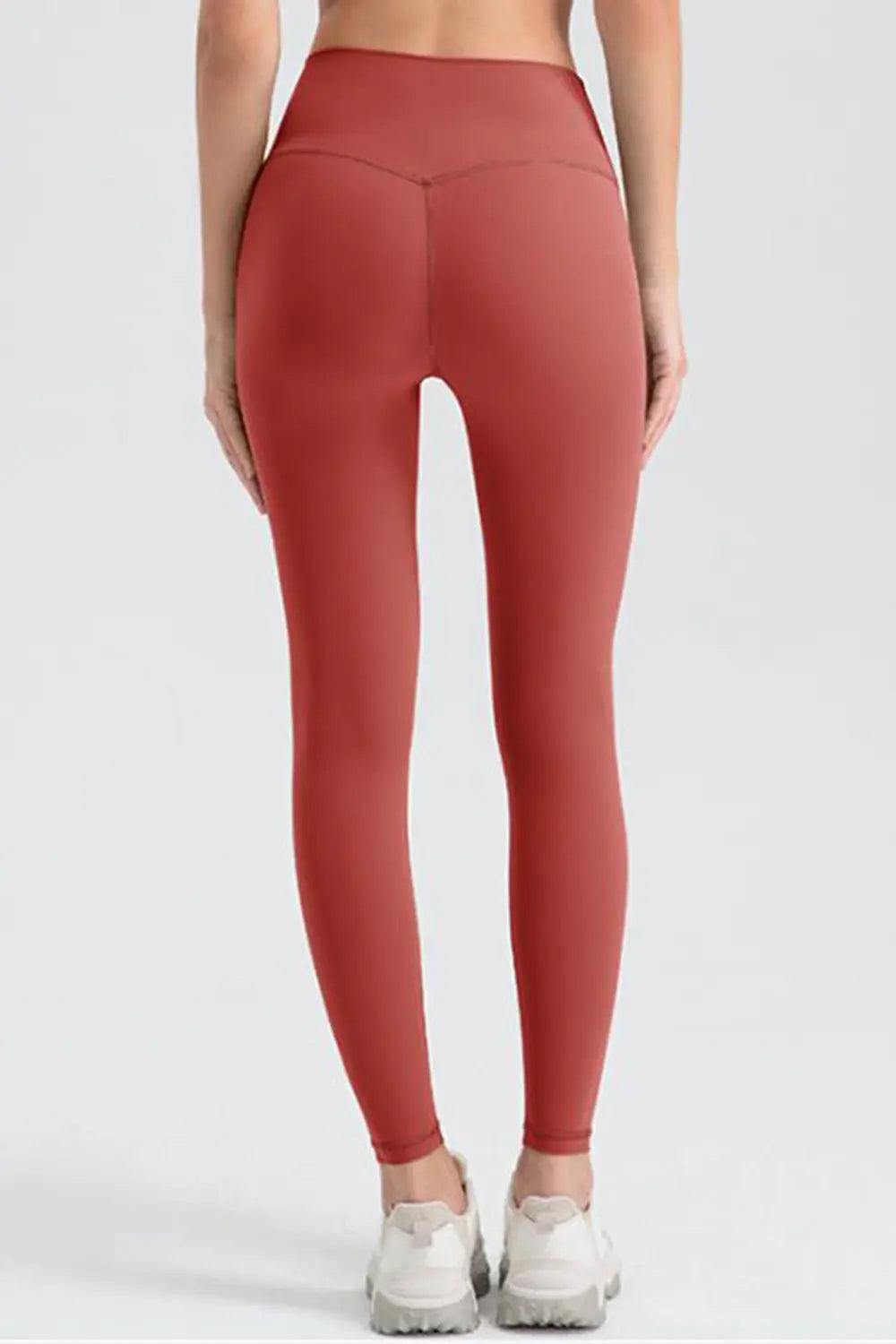 Wide Waistband Sport Leggings - cas7m