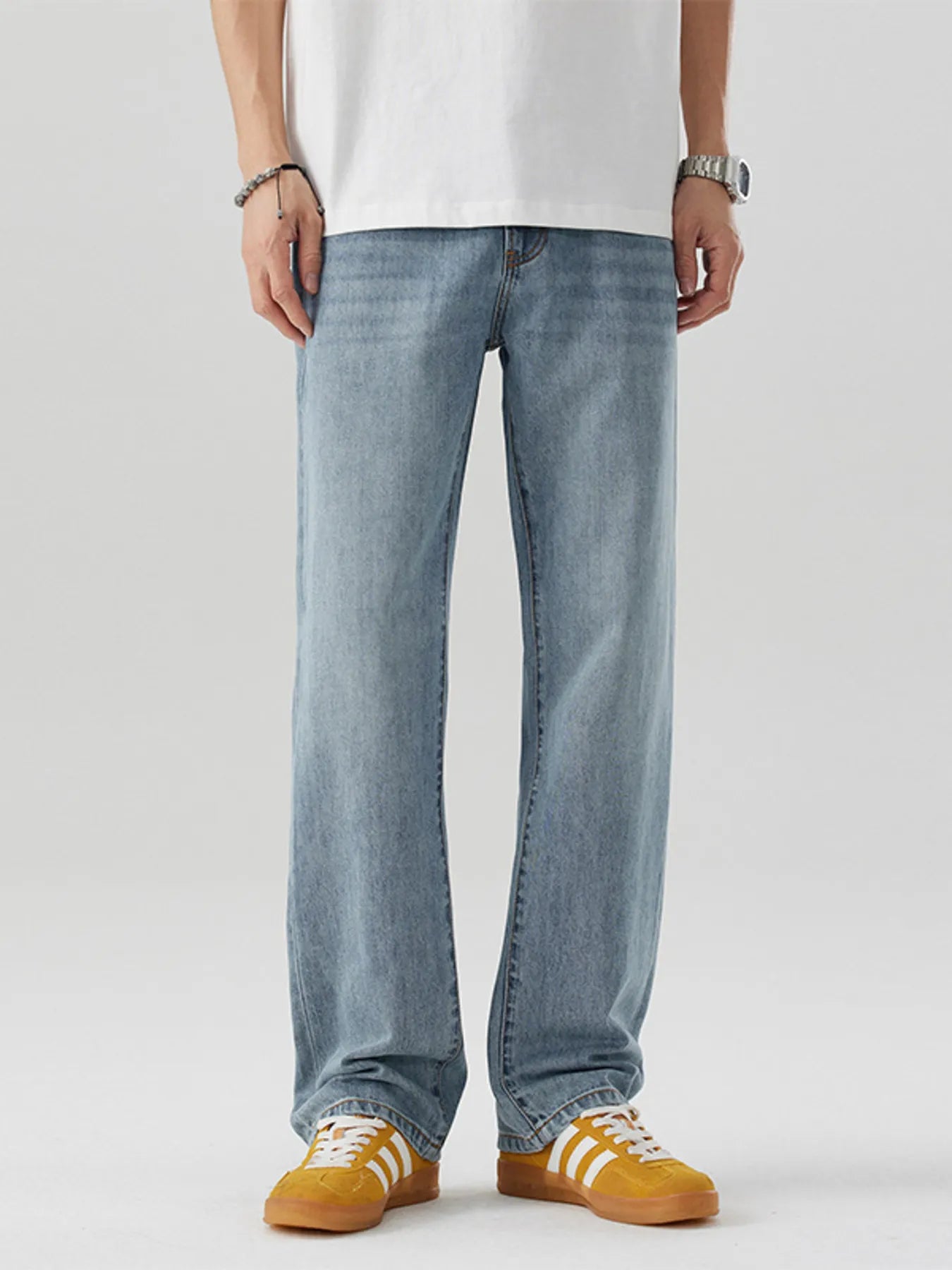 Men's Wash Relaxed Fit Jeans - cas7m