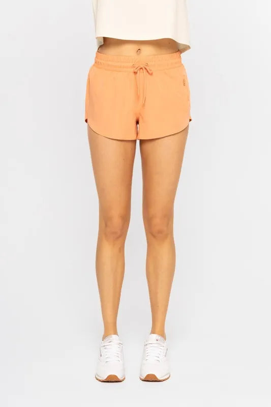 MONO B Drawcord Mini Shorts - cas7m