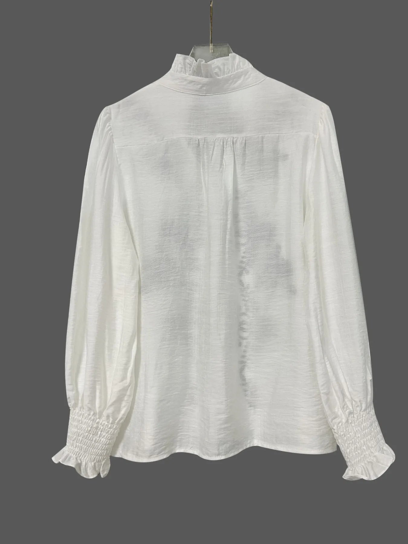 Embroidered Long Sleeve Blouse - cas7m