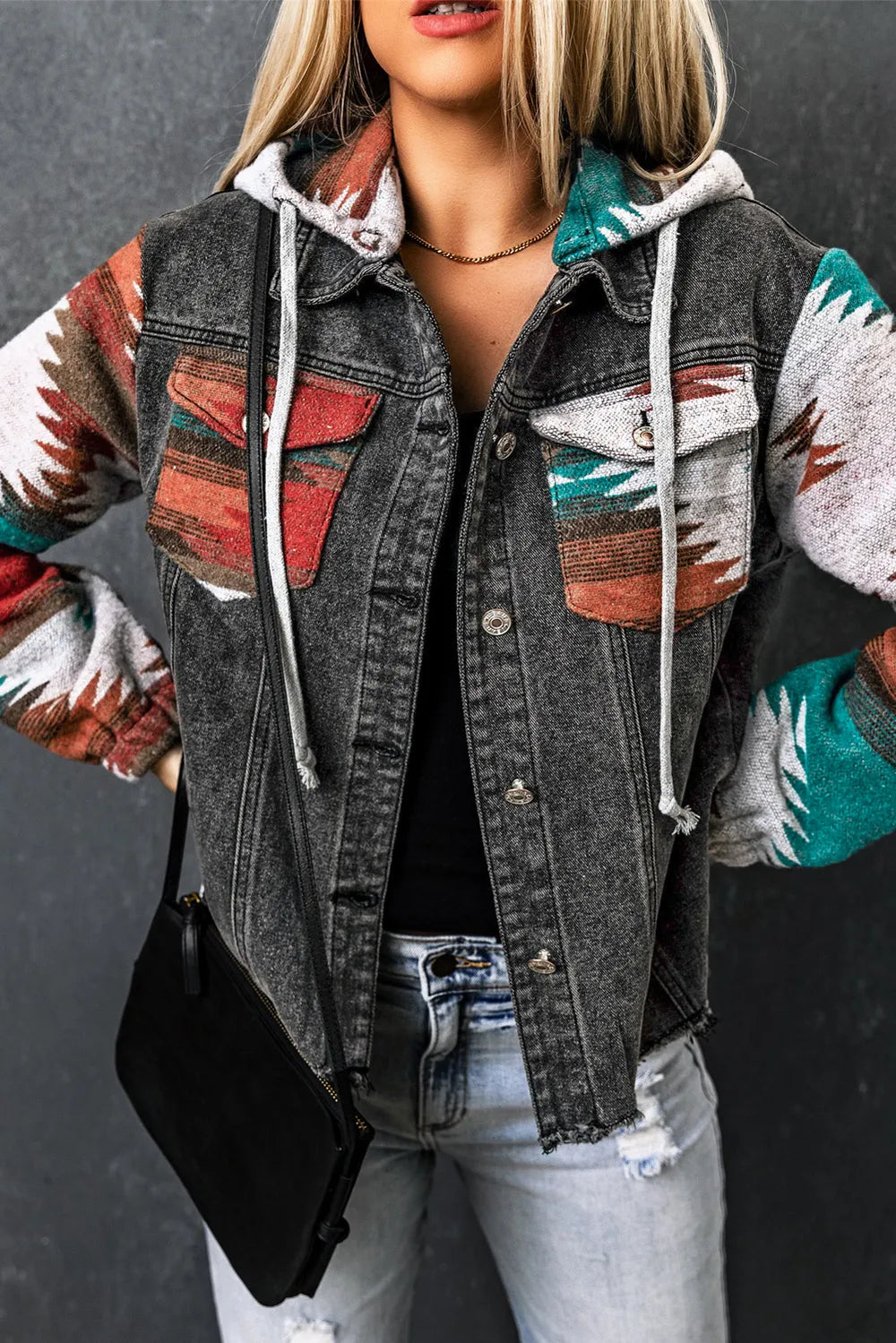 Cozy Cotton-Blend Pullover Hoodie with Drawstring - cas7m