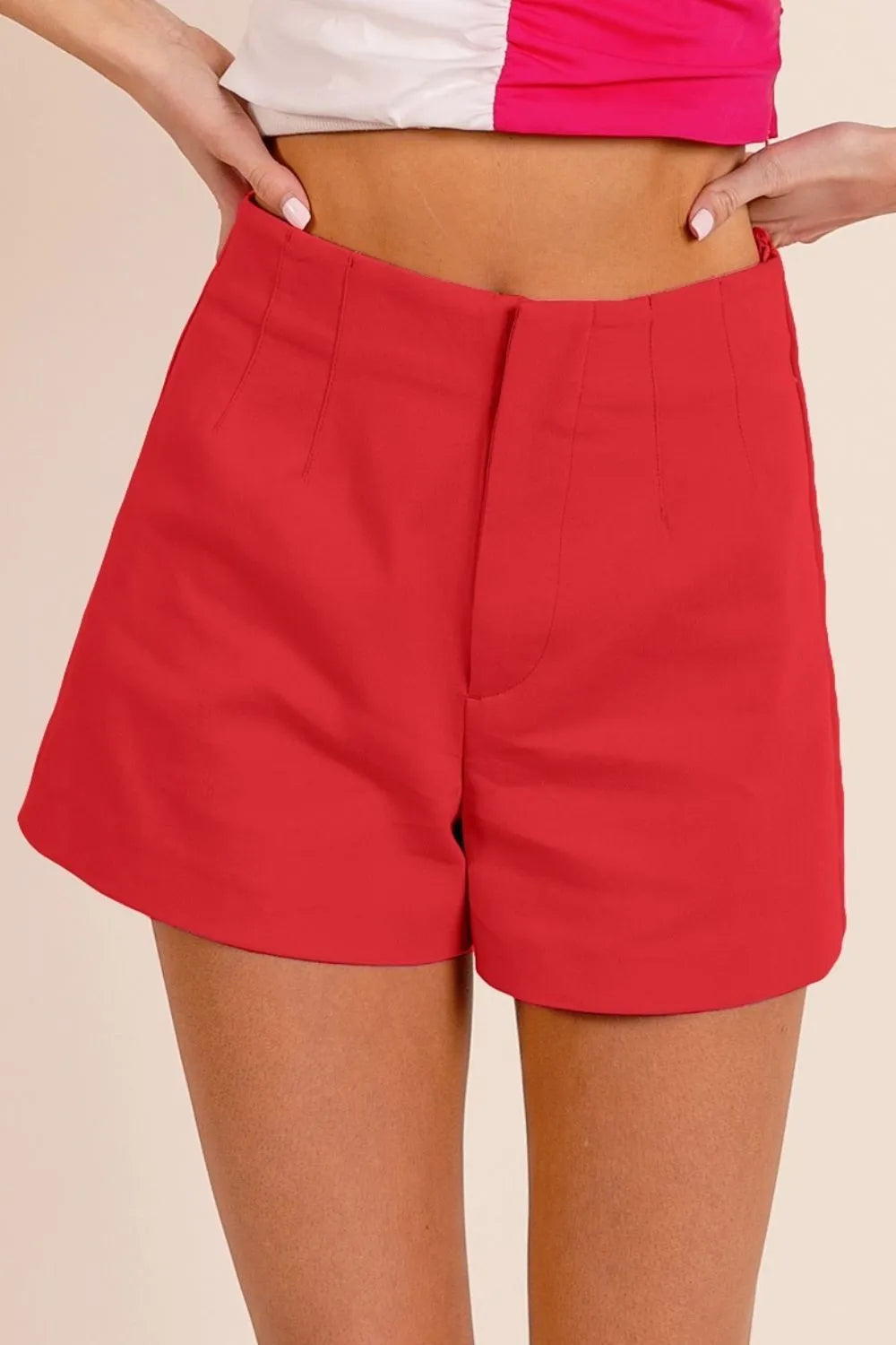 BiBi Bandless Tailored Shorts - cas7m