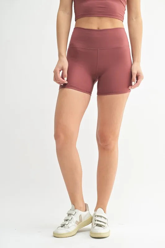 MONO B Venice Cloud Light Contour Biker Shorts - cas7m