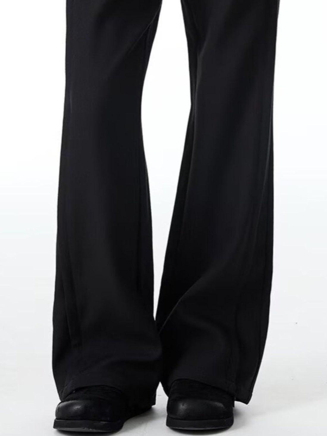 Men's Plus Size Wide Leg Pants with Patterned Pockets - cas7m