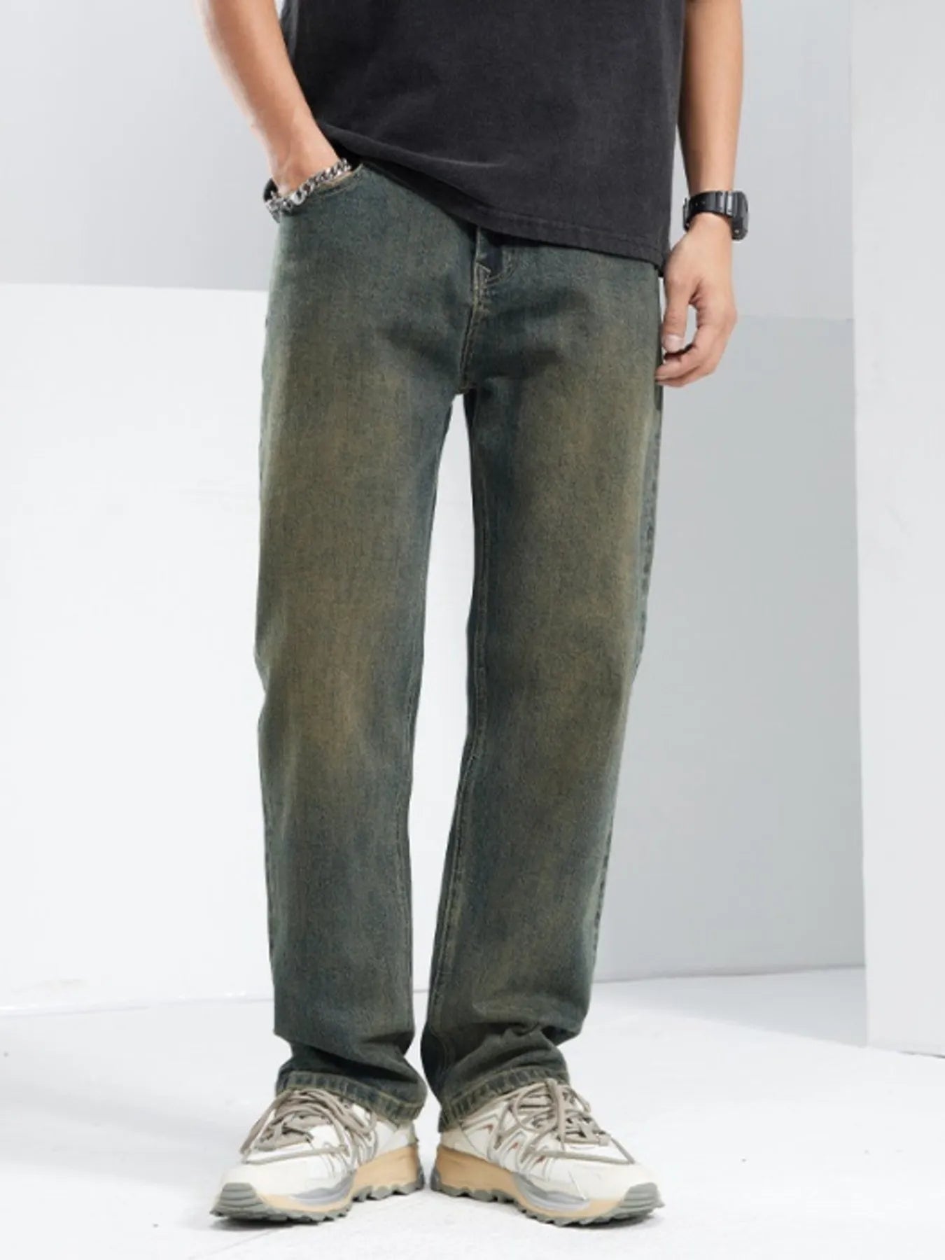 Men's Relaxed Fit Jeans - cas7m