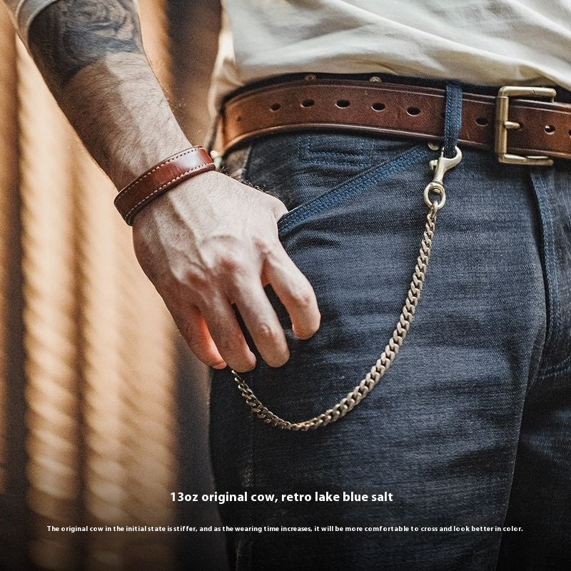 Workwear Retro Jeans Straight Men - cas7m