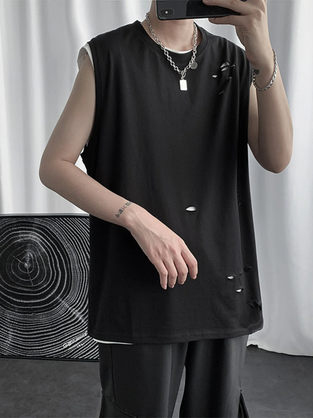 Men's Round Neck Tank - cas7m