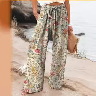 Casual Wide Leg Sports Trousers - cas7m