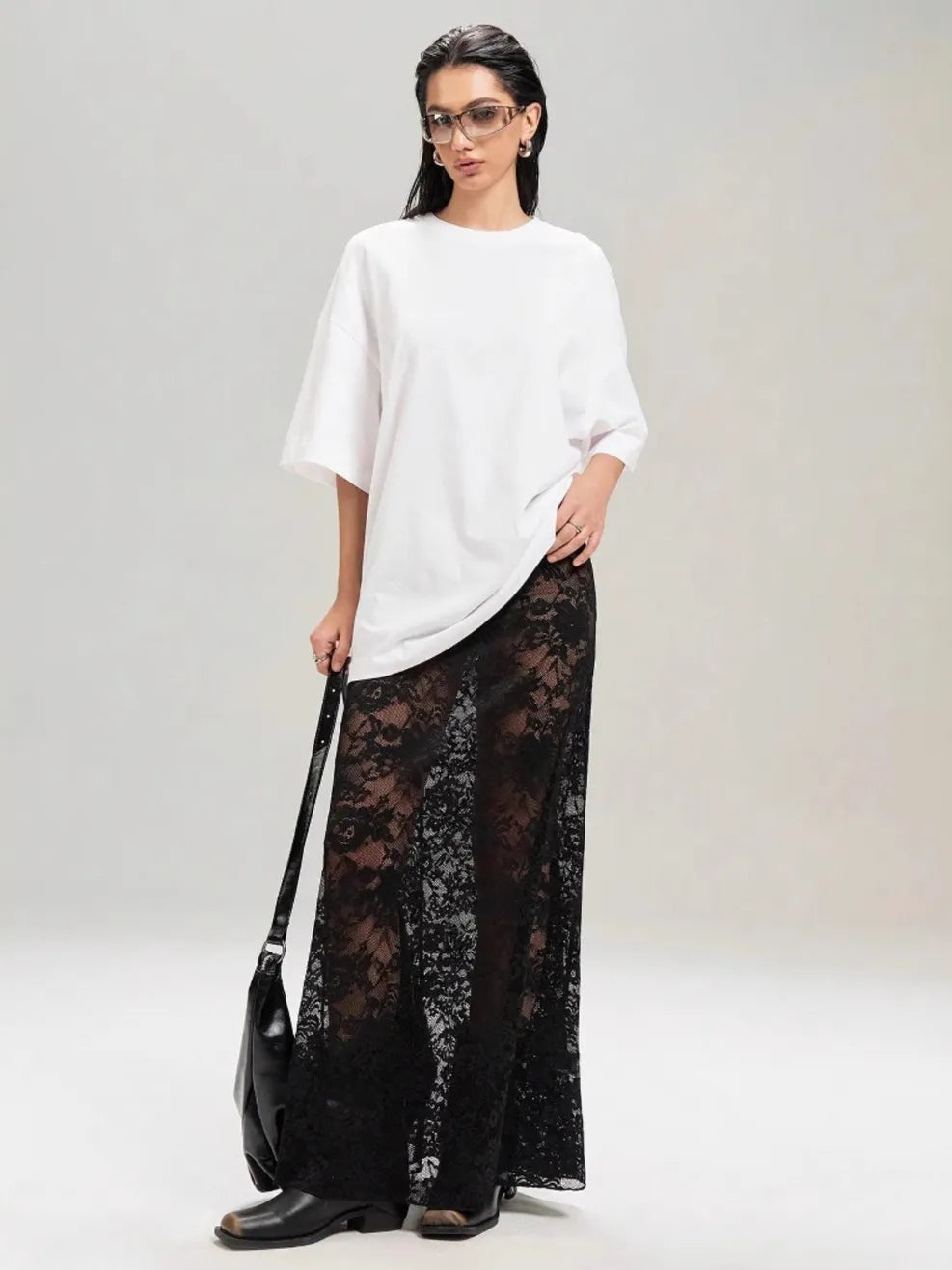 Lace Maxi Skirt - cas7m