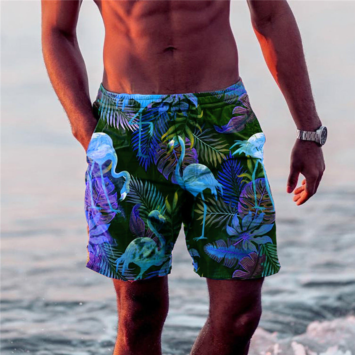 Shorts Swimming Shorts Trunks Summer Beach Pants - cas7m