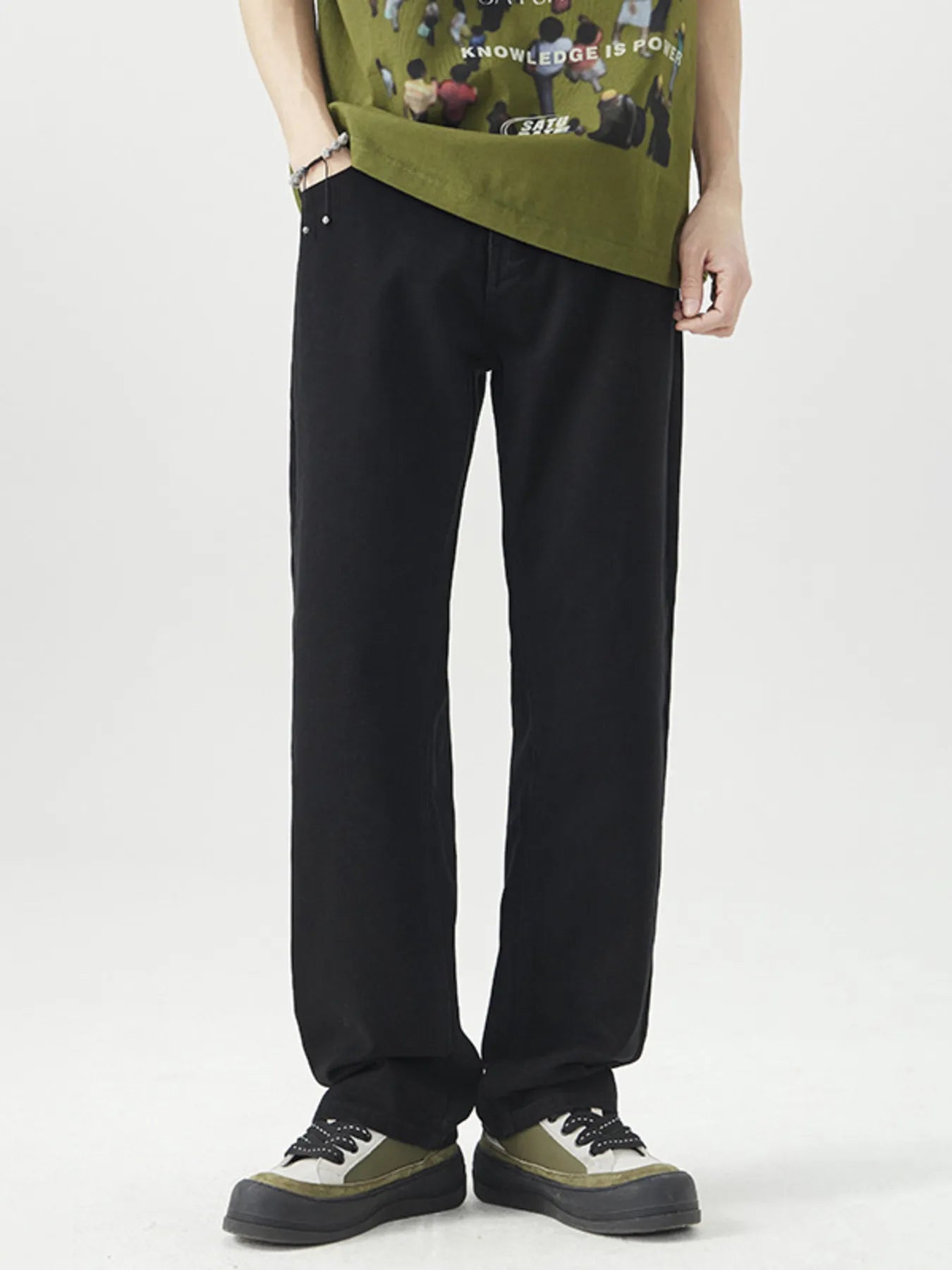 Men's Wide Leg Jeans - cas7m