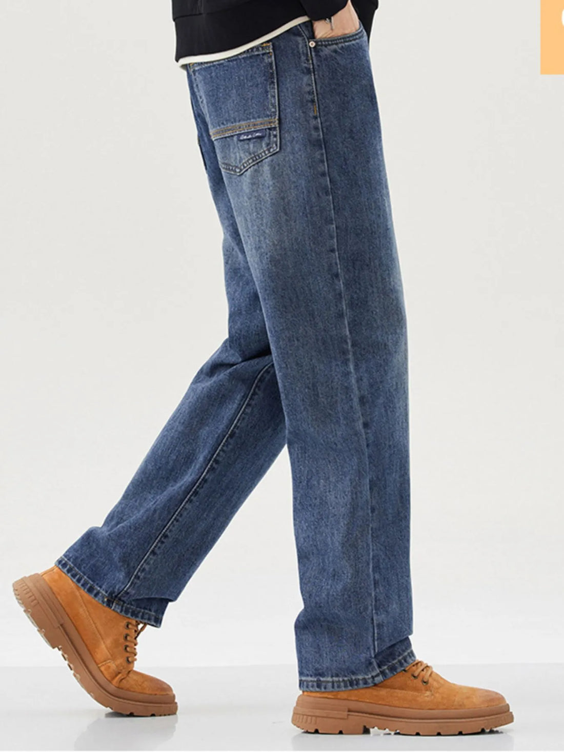 Men's Wide Leg Jeans - cas7m