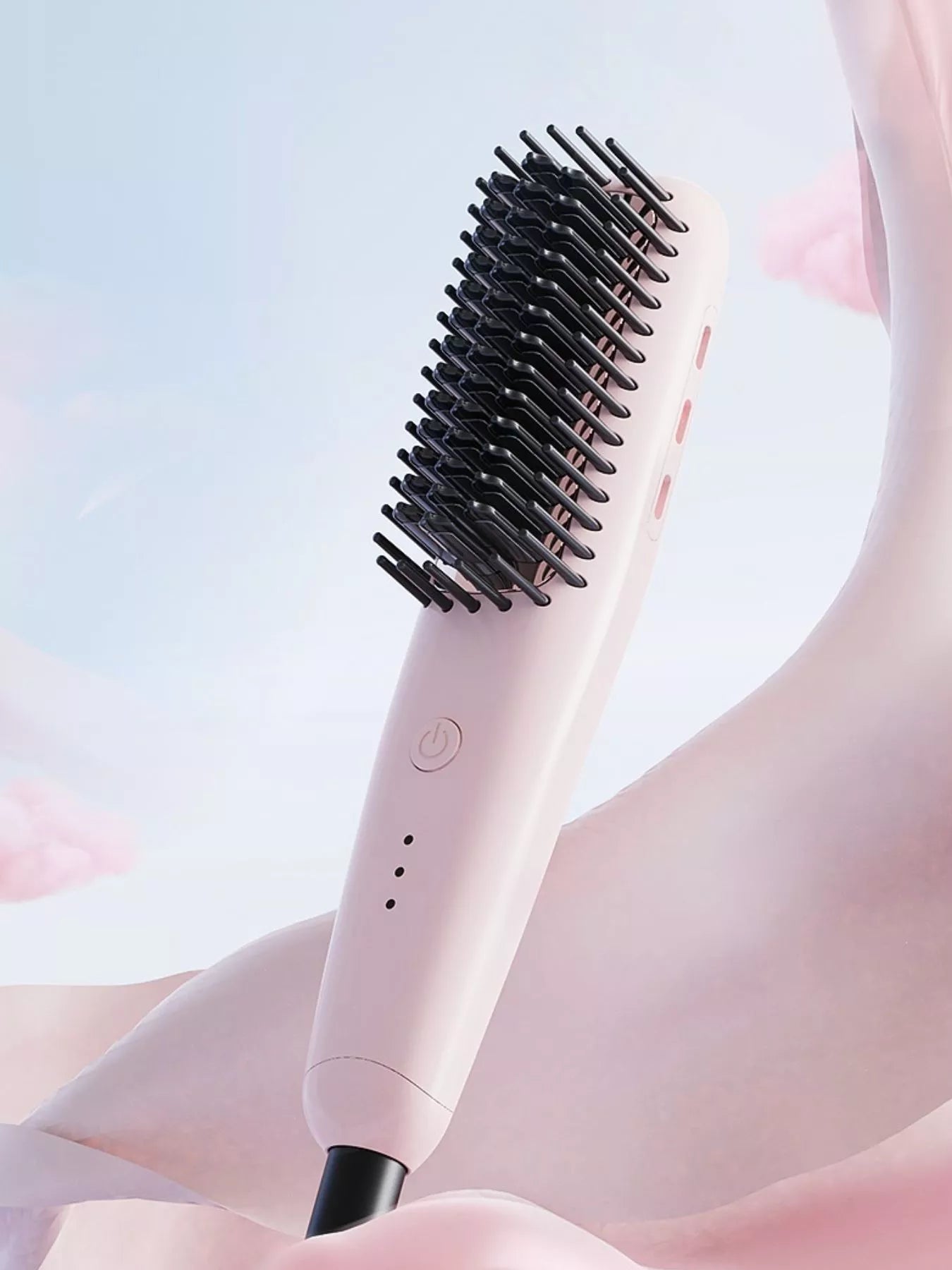 QuickHeat Precision Hair Styling Comb - Sleek & Shine Perfection - cas7m