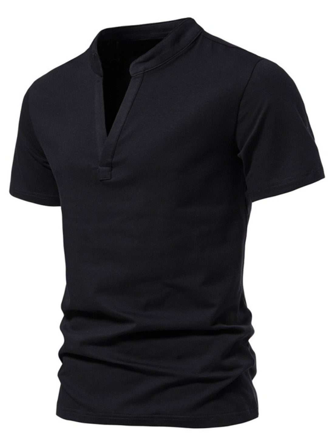 Men's Plus Size Casual Short Sleeve Slim Fit T-Shirt - cas7m