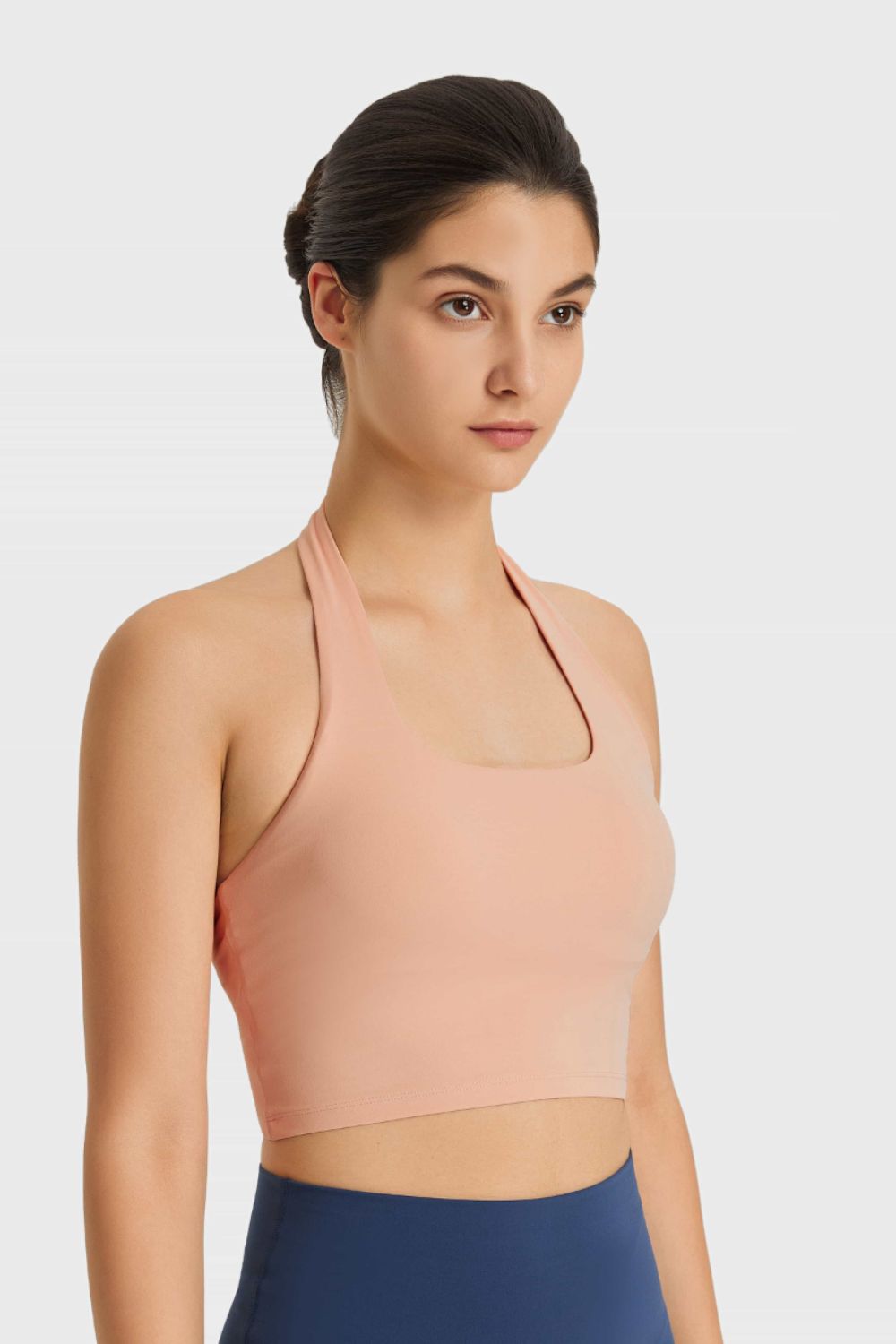 Millennia Breathable Halter Neck Sports Bra - cas7m