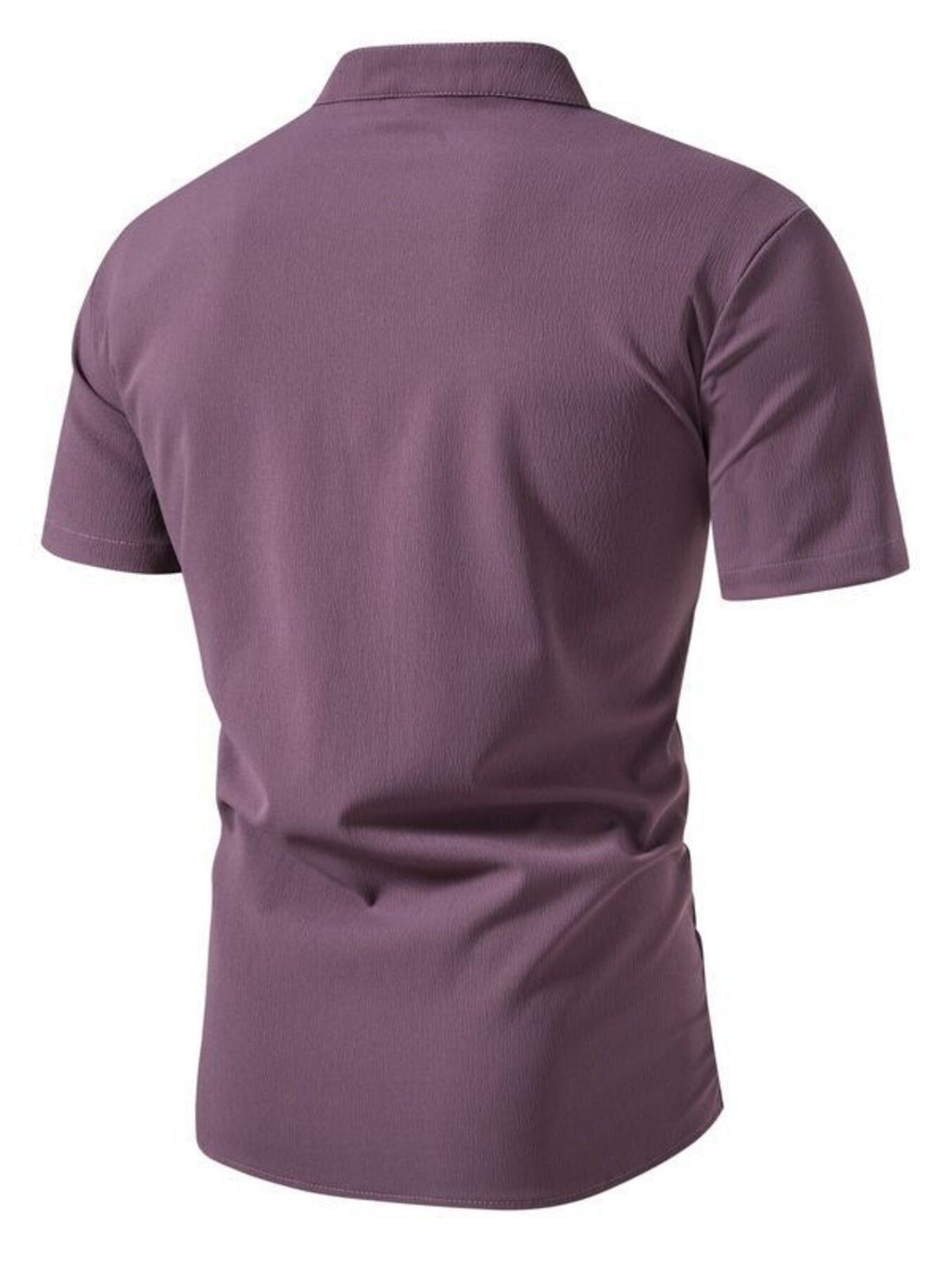 Men's Plus Size Button Up Short Sleeve Shirt - cas7m