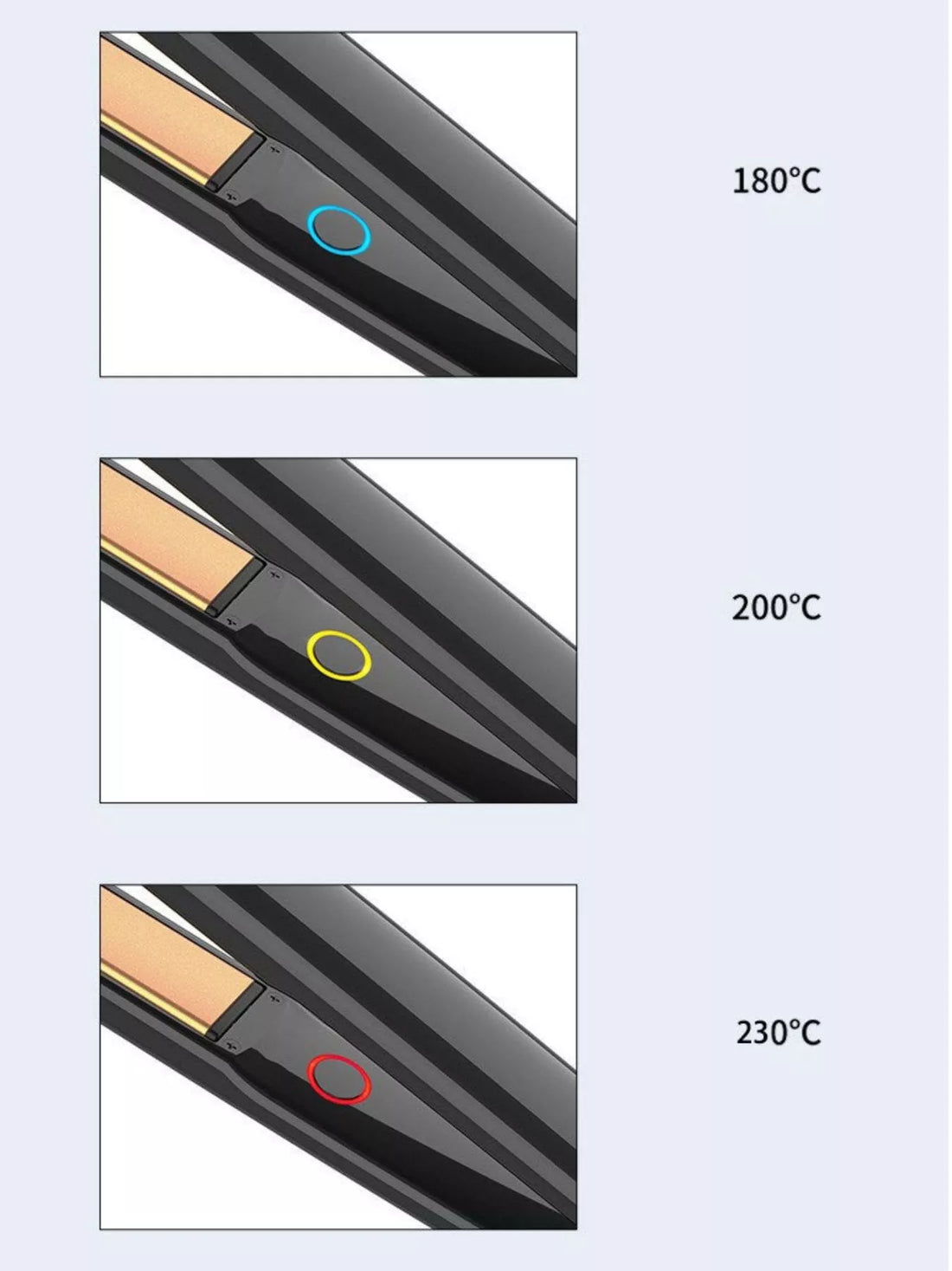 RapidHeat Pro Salon-Quality Hair Straightener – Safe & Chic Styling - cas7m