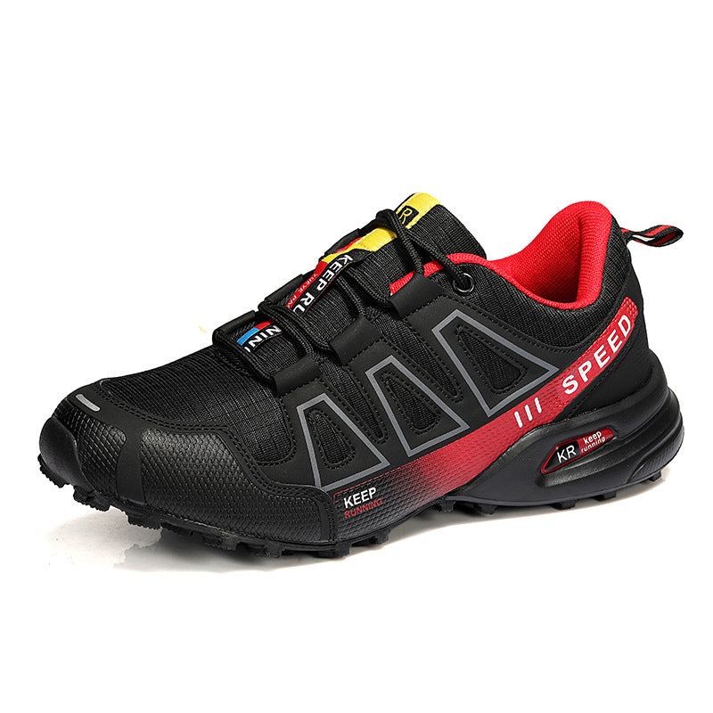 Summer Hiking Shoes Outdoor Shoes Men's Super Lightweight Breathable Shock Absorption Off-road Trekking Shoes - cas7m