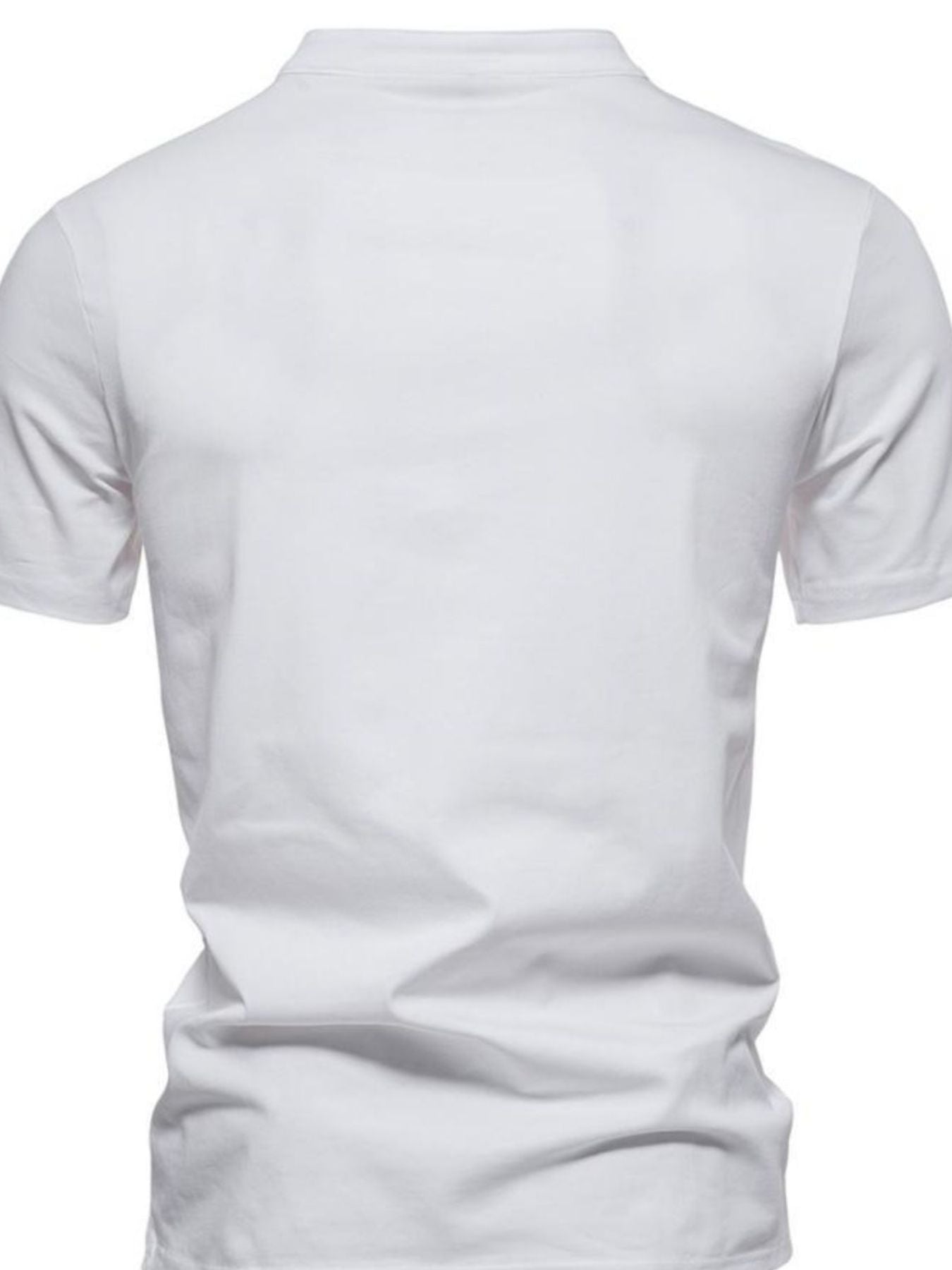 Men's Plus Size Casual Short Sleeve Slim Fit T-Shirt - cas7m