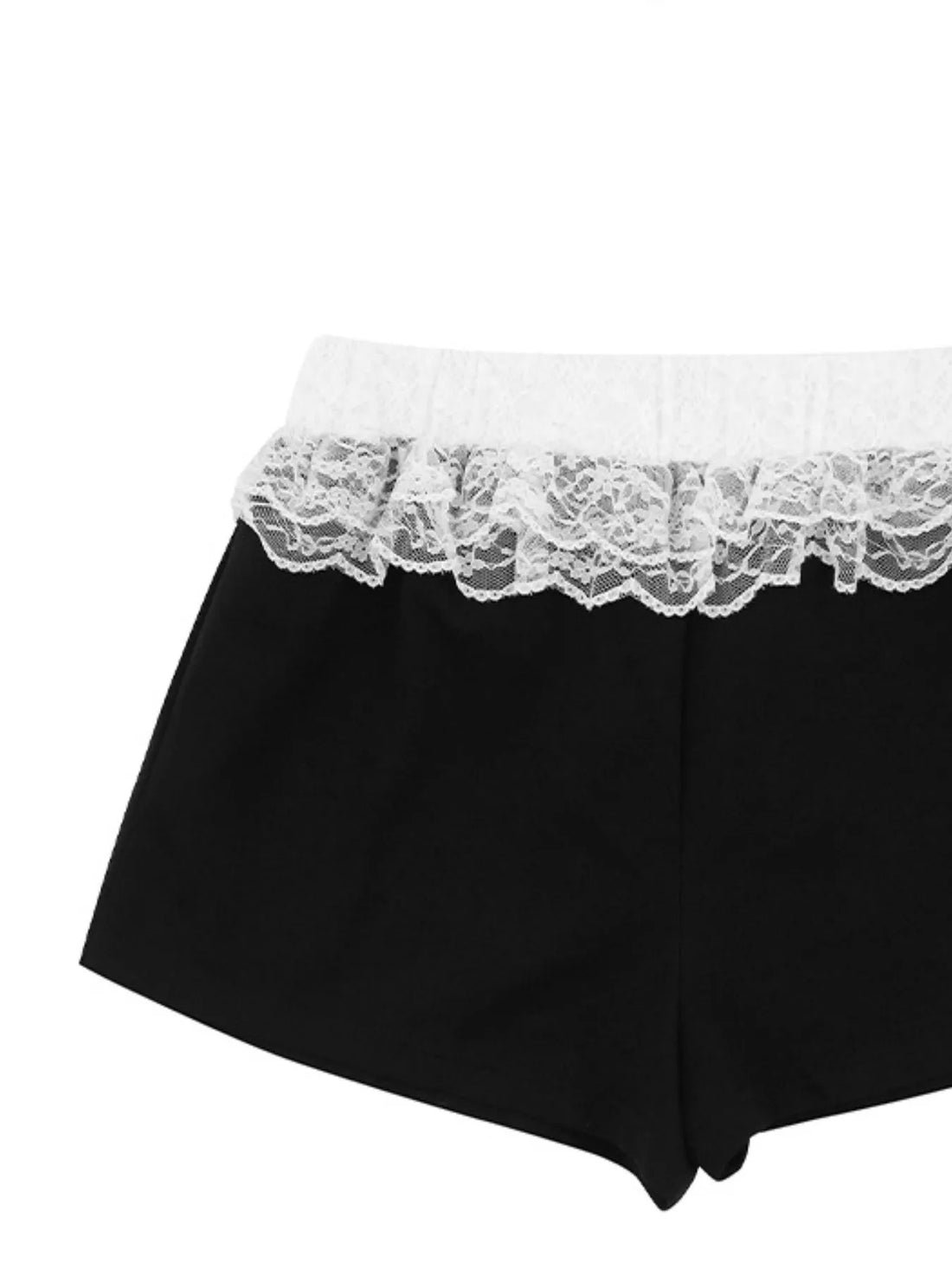Lace Detail Shorts - cas7m