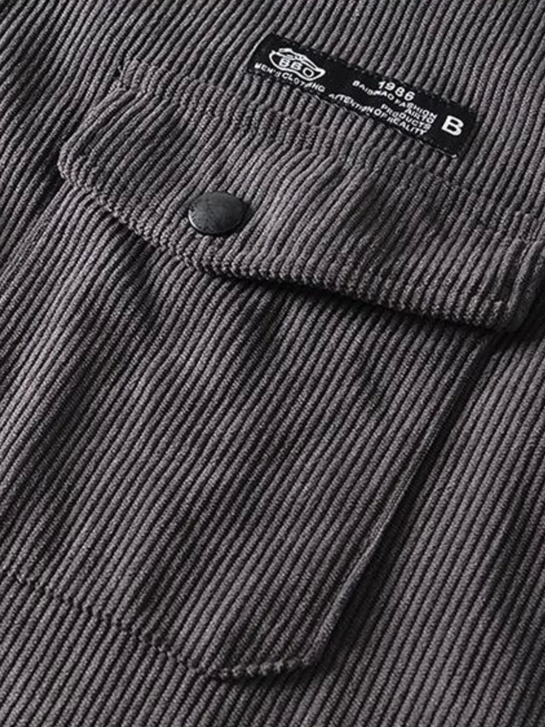 Men's Button Up Long Sleeve Shirt - cas7m