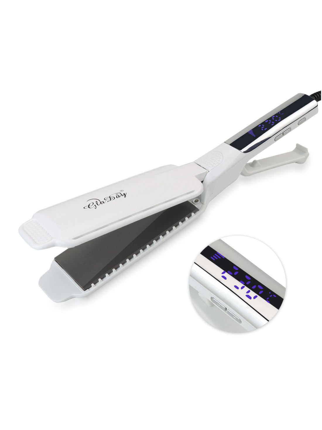 Pro Ceramic Tourmaline Hair Straightener - Salon Finish - cas7m
