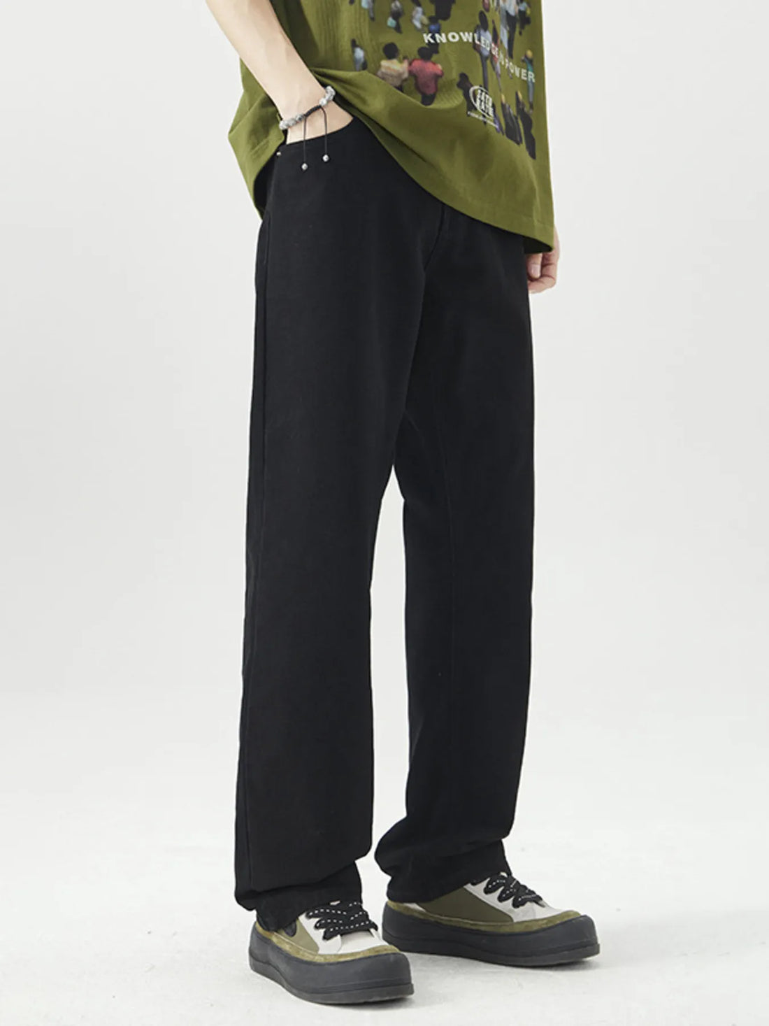 Men's Wide Leg Jeans - cas7m