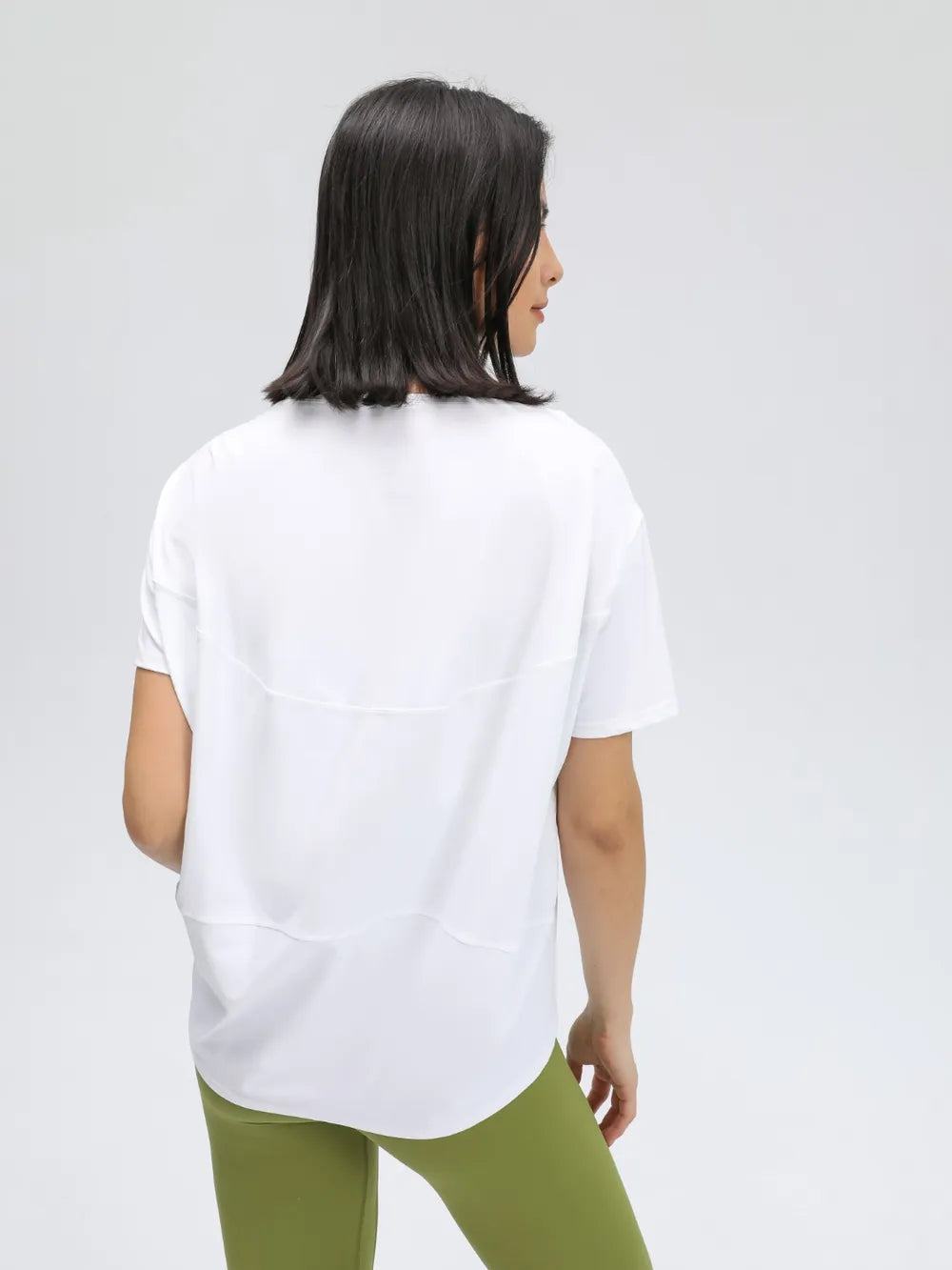 Millennia Round Neck Short Sleeve Active T-Shirt - cas7m