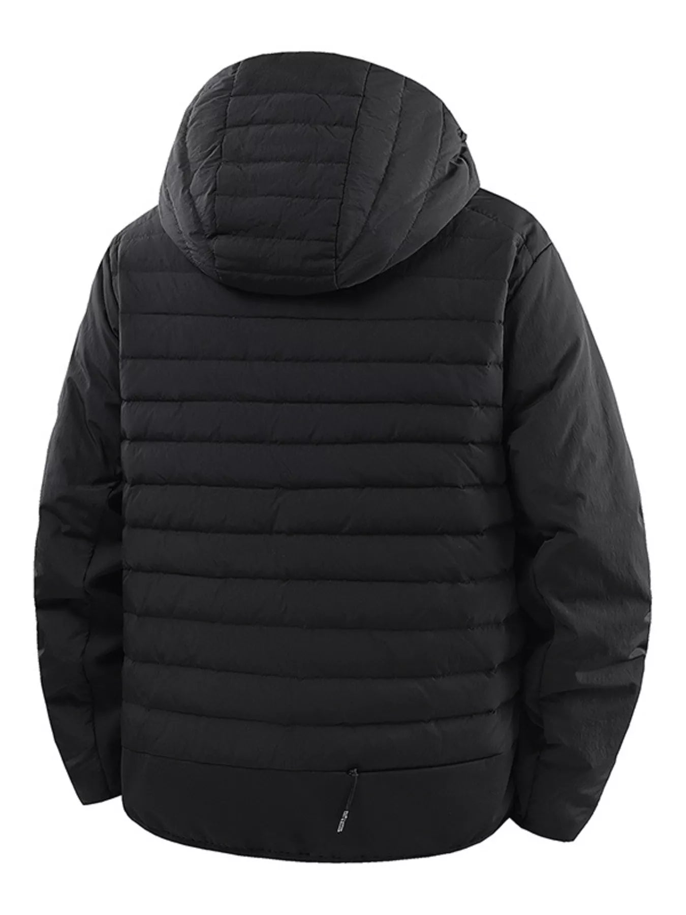 Men's Plus Size Lightweight Hooded Puffer Jacket - cas7m
