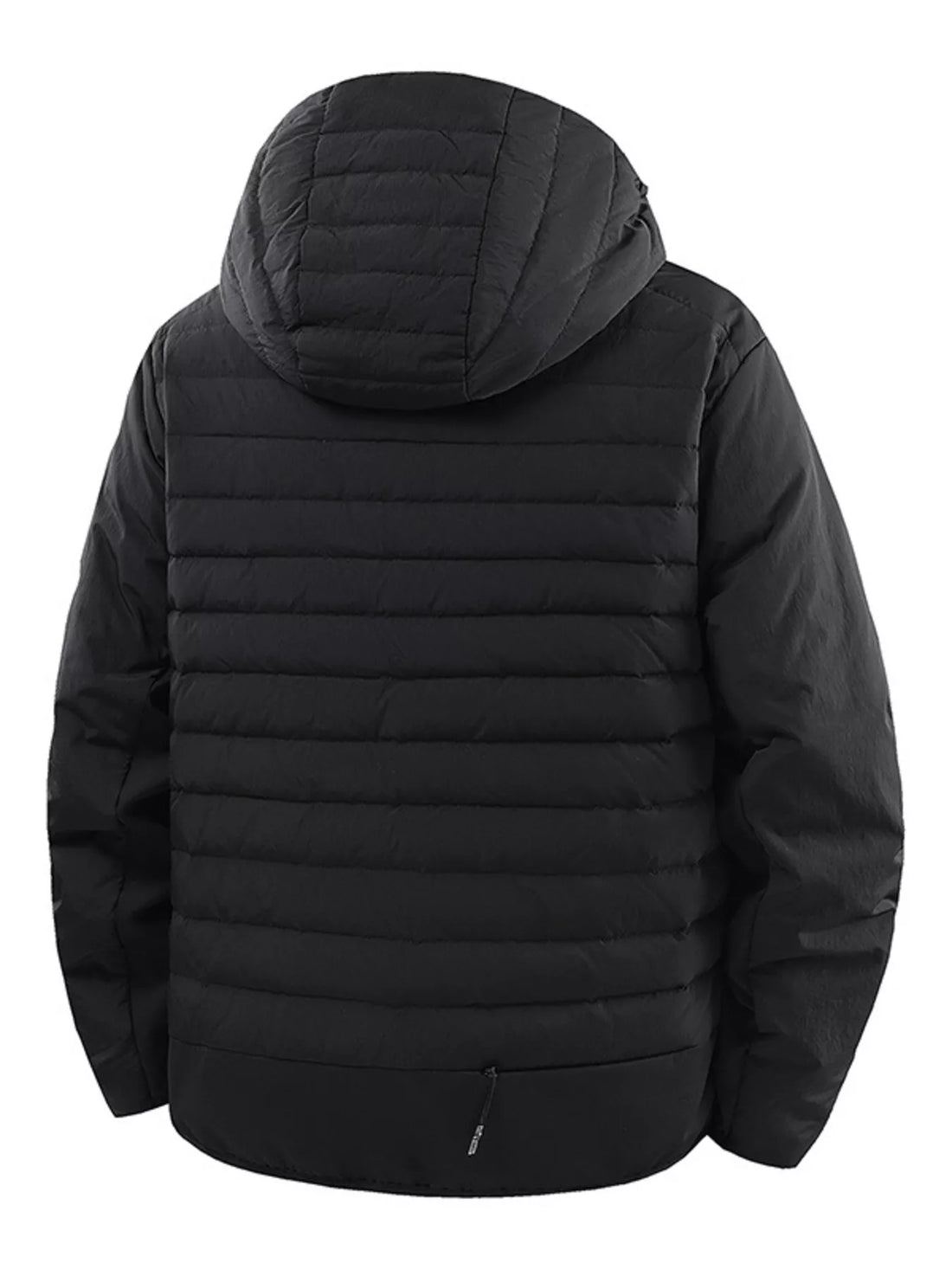 Men's Plus Size Lightweight Hooded Puffer Jacket - cas7m