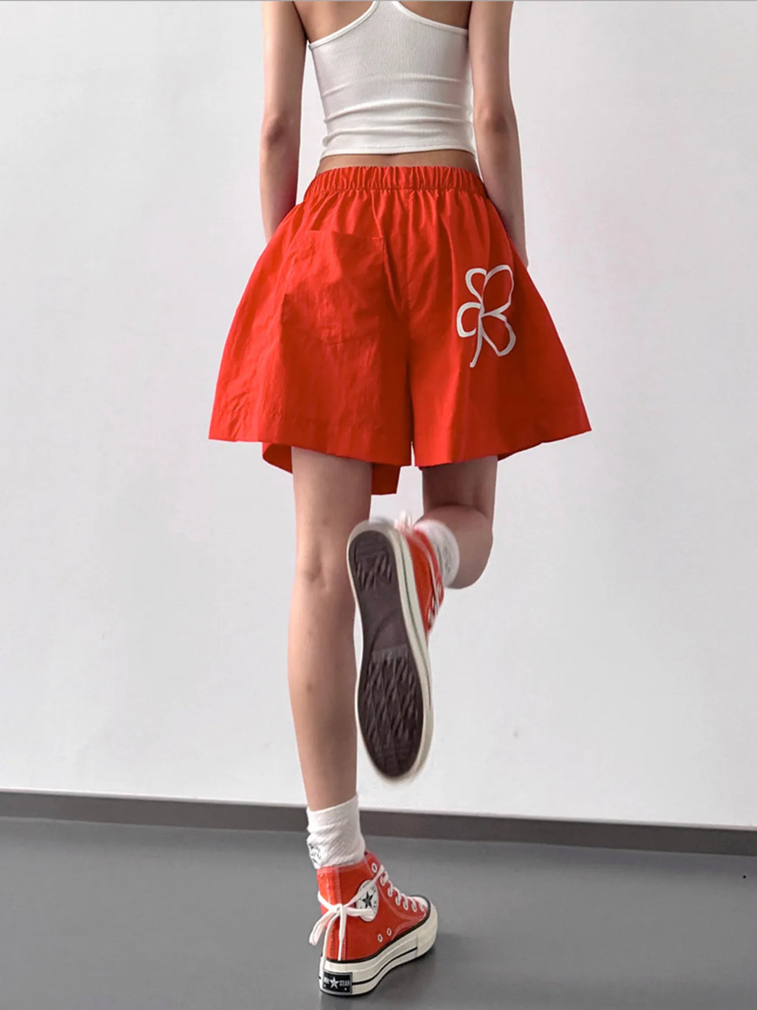 Elastic Waist Shorts - cas7m