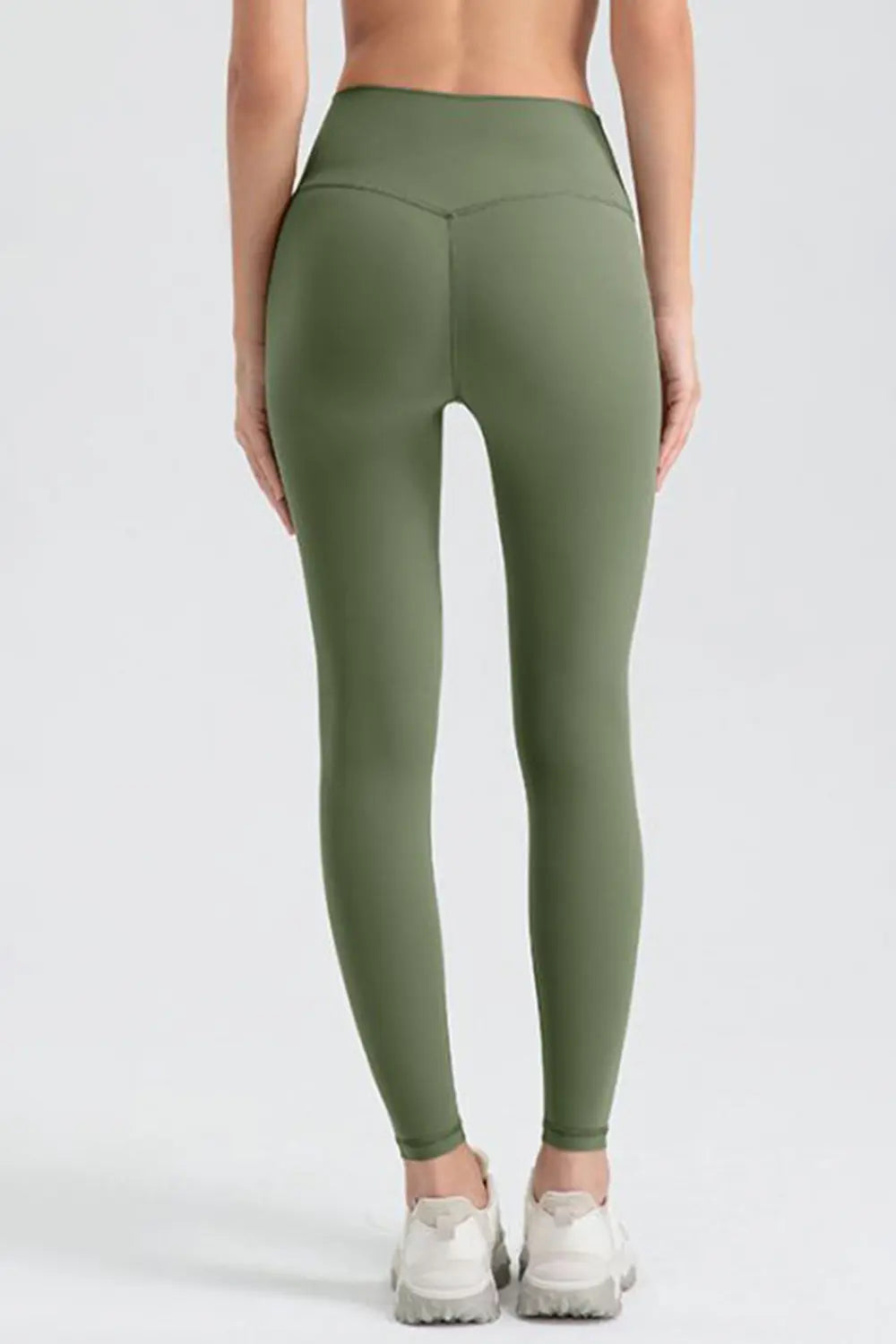 Wide Waistband Sport Leggings - cas7m