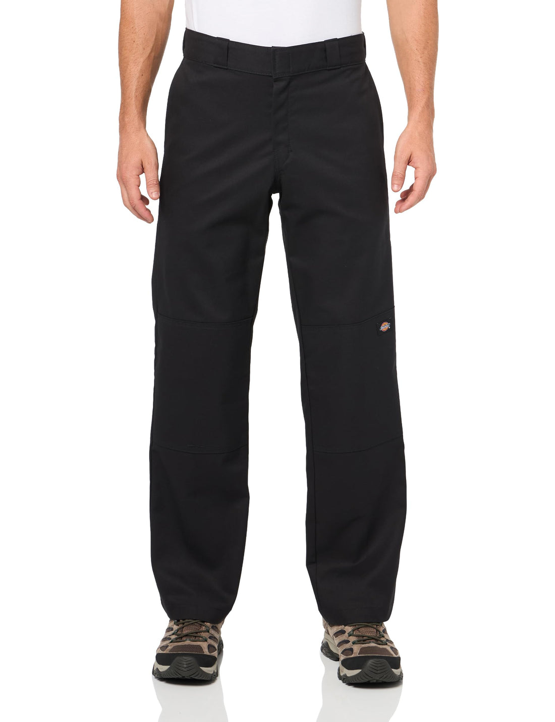 Dickies Mens Flex Regular Fit Double Knee Work Pants Black