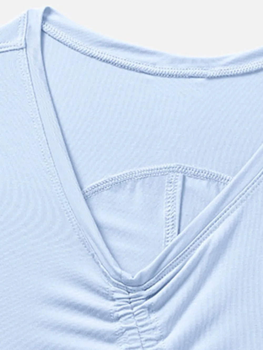Millennia Drawstring Ruched Wide Strap Active Tank - cas7m