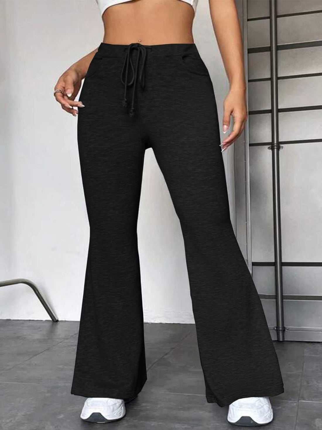 Drawstring Sweatpants with Pockets - cas7m