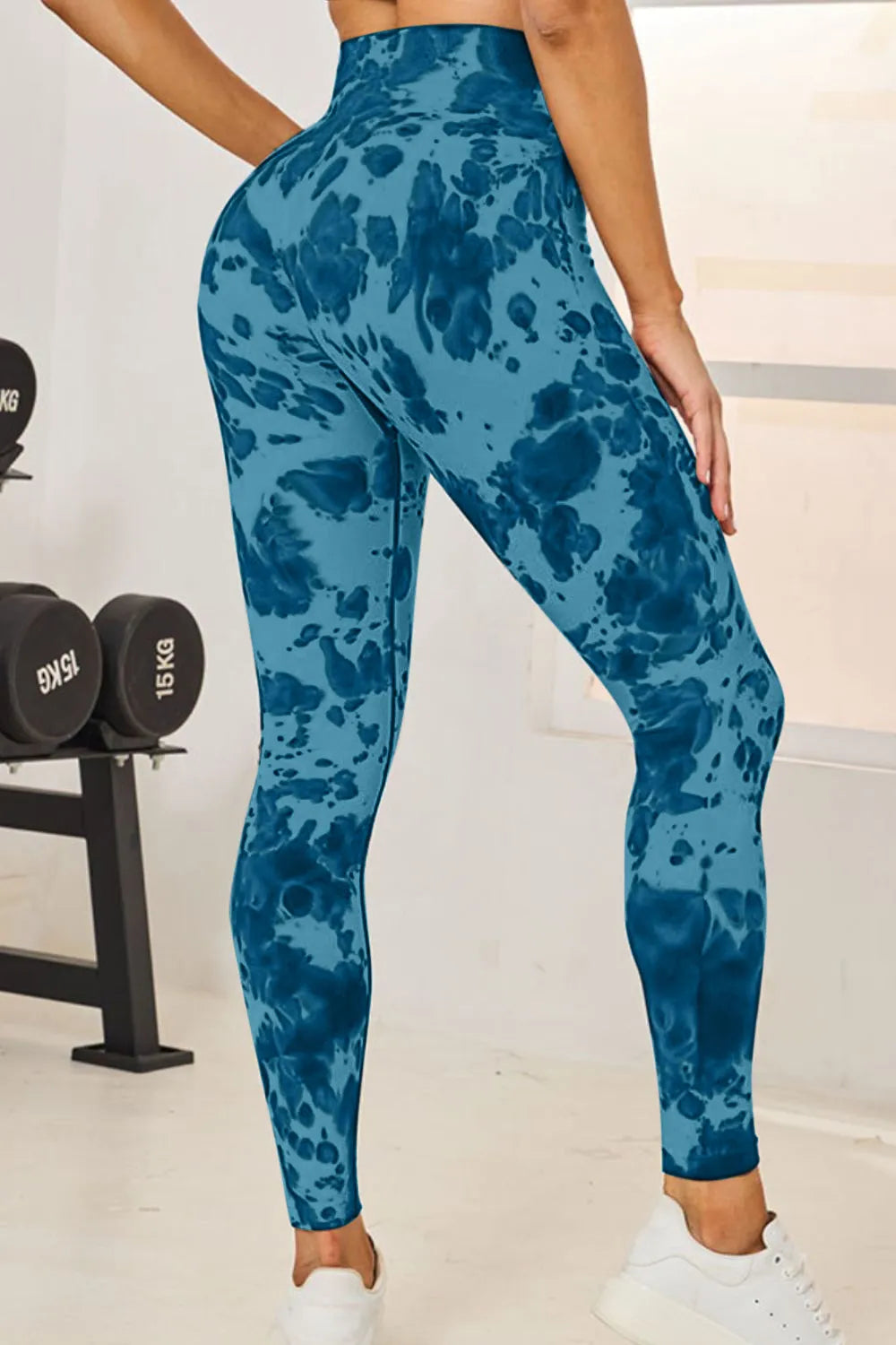 Basic Stretch Nylon-Spandex Leggings - Comfort Fit - cas7m