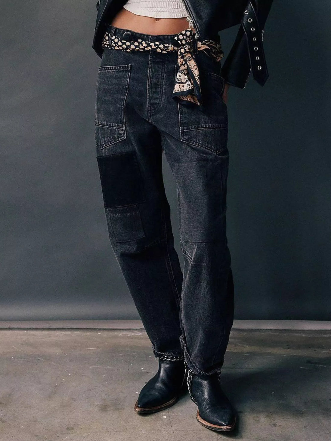 Washed Relaxed Fit Jeans - cas7m