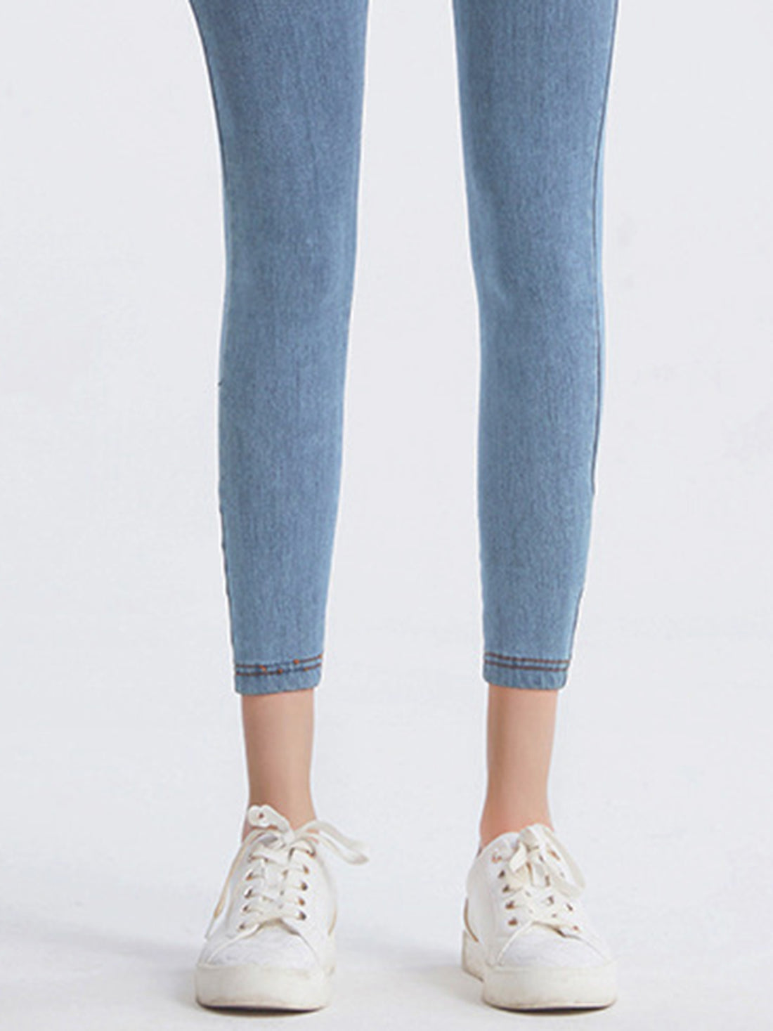 Wide Waistband Sports Leggings - cas7m