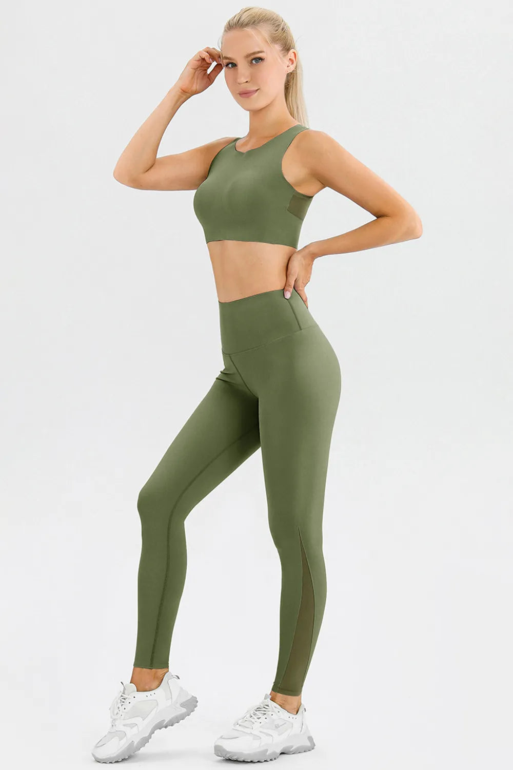 High Waist Skinny Active Pants - cas7m