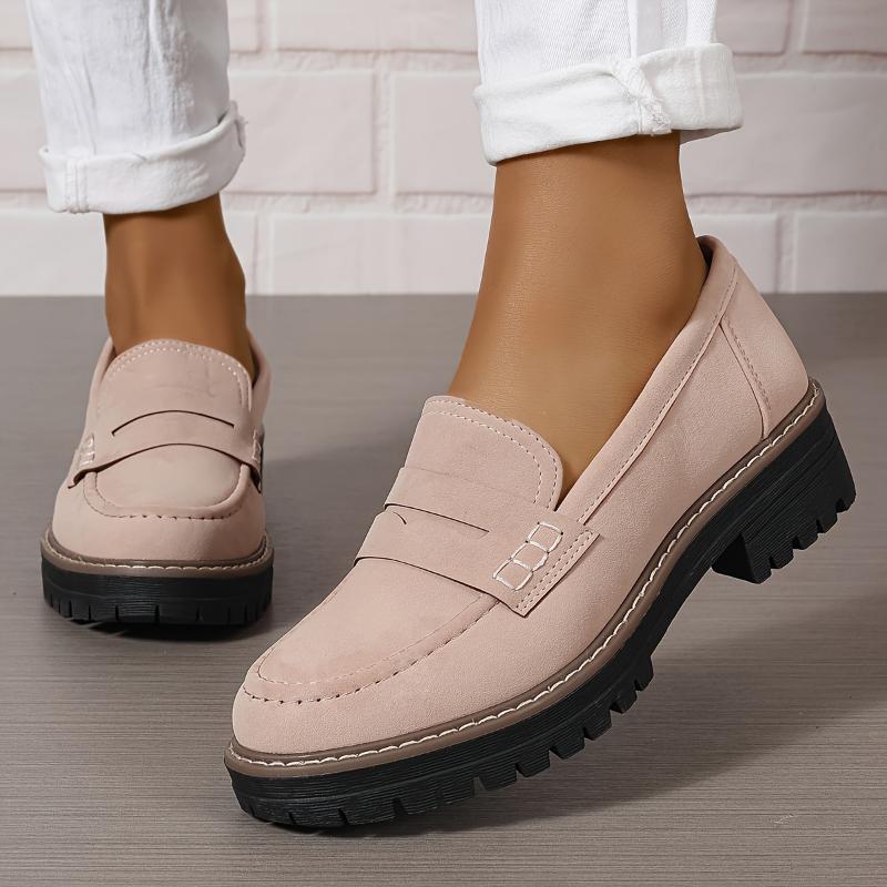 Fashion Flat Shoes Casual Matte British Style Women's Shoes - cas7m