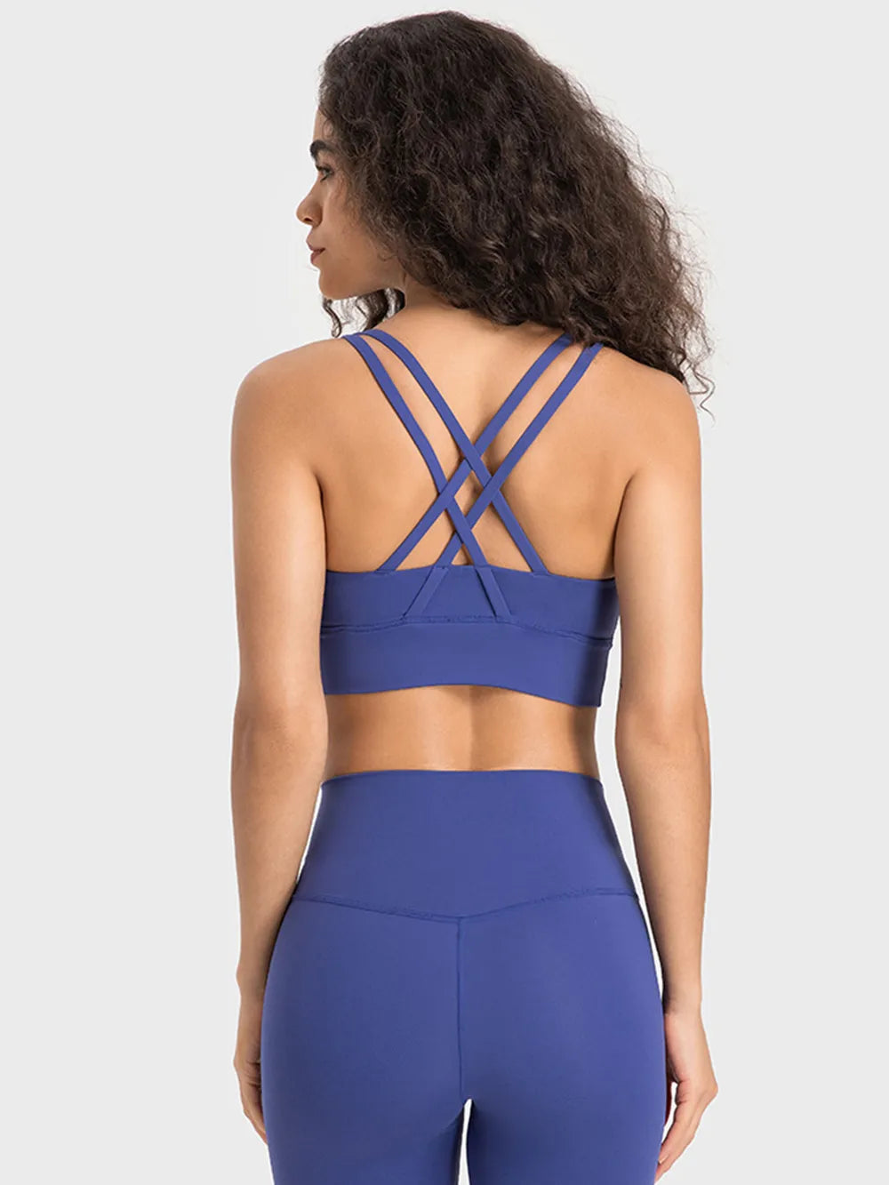 Millennia Crisscross Scoop Neck Active Tank - cas7m