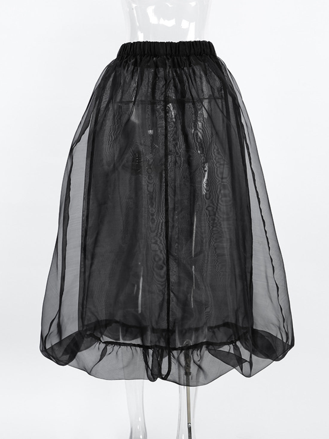 Elastic Waist Flowy Skirt - cas7m