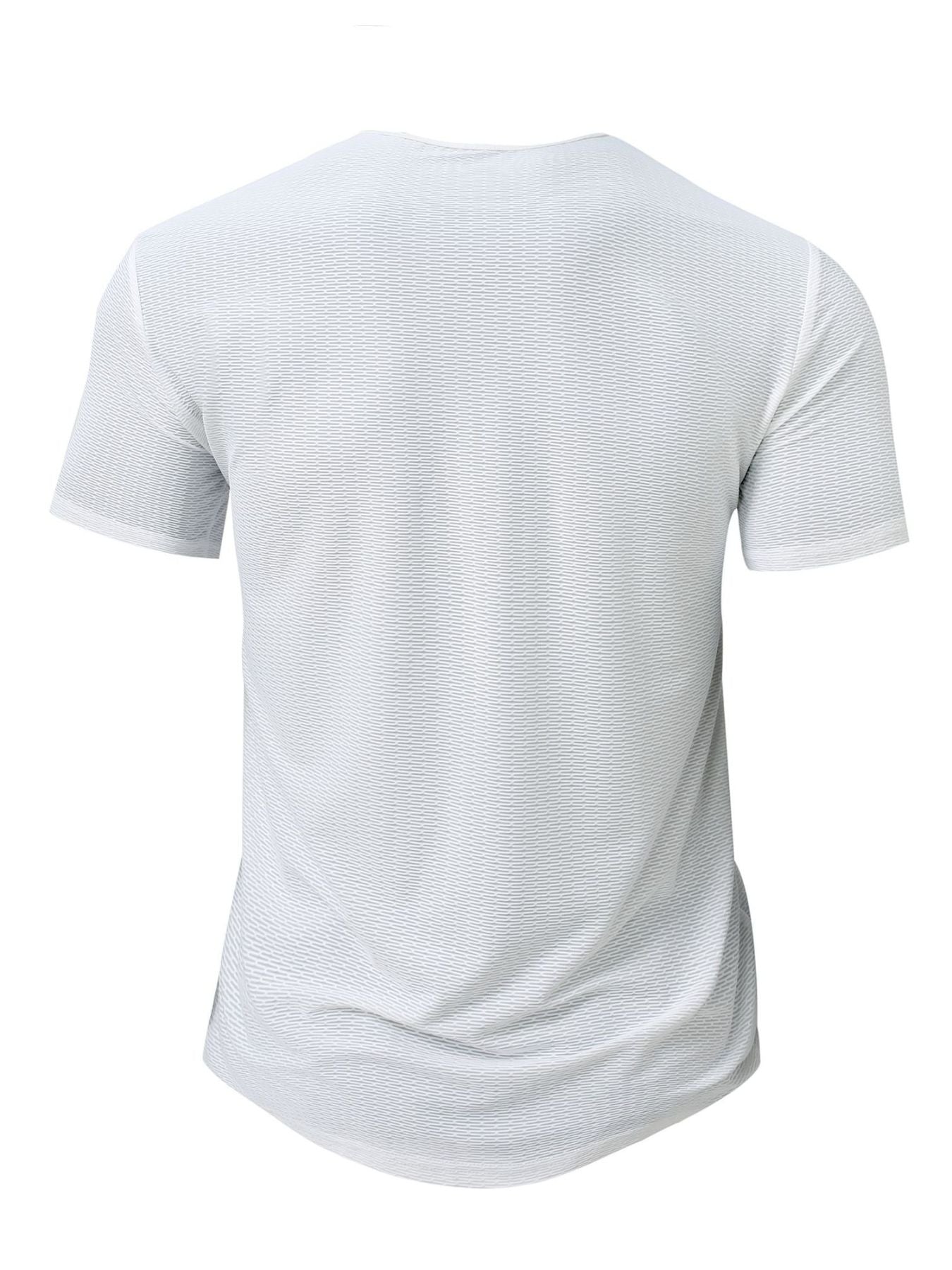 Men's Full Size Breathable Quick-Dry Active T-Shirt Plus Size - cas7m